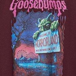 Goosebumps Horrorland Relaxed Fit Cotton Boxy Tee, WINETASTING, swatch