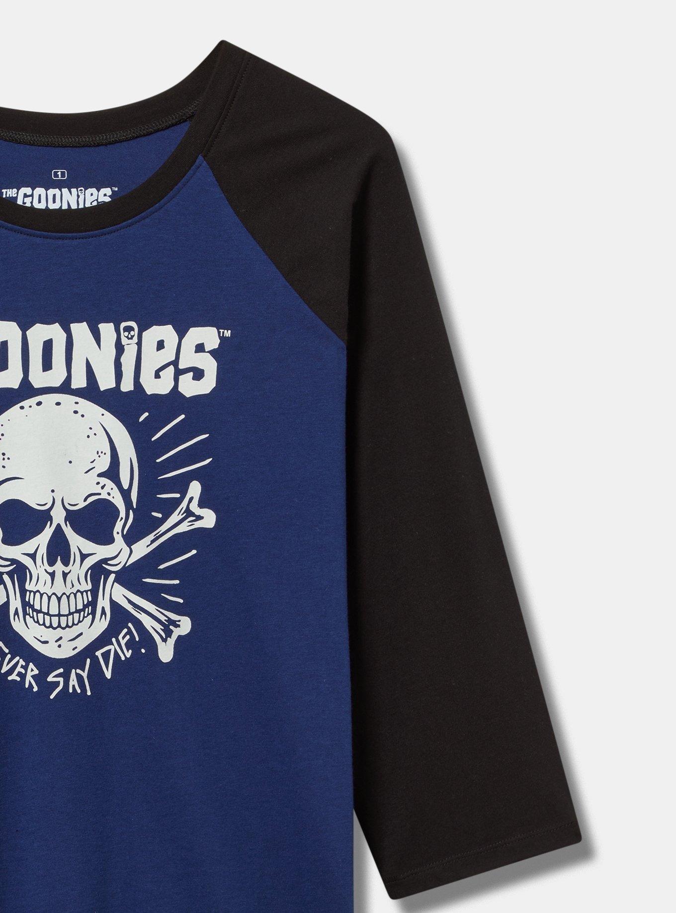 Goonies Skull Classic Fit Cotton Raglan Tee