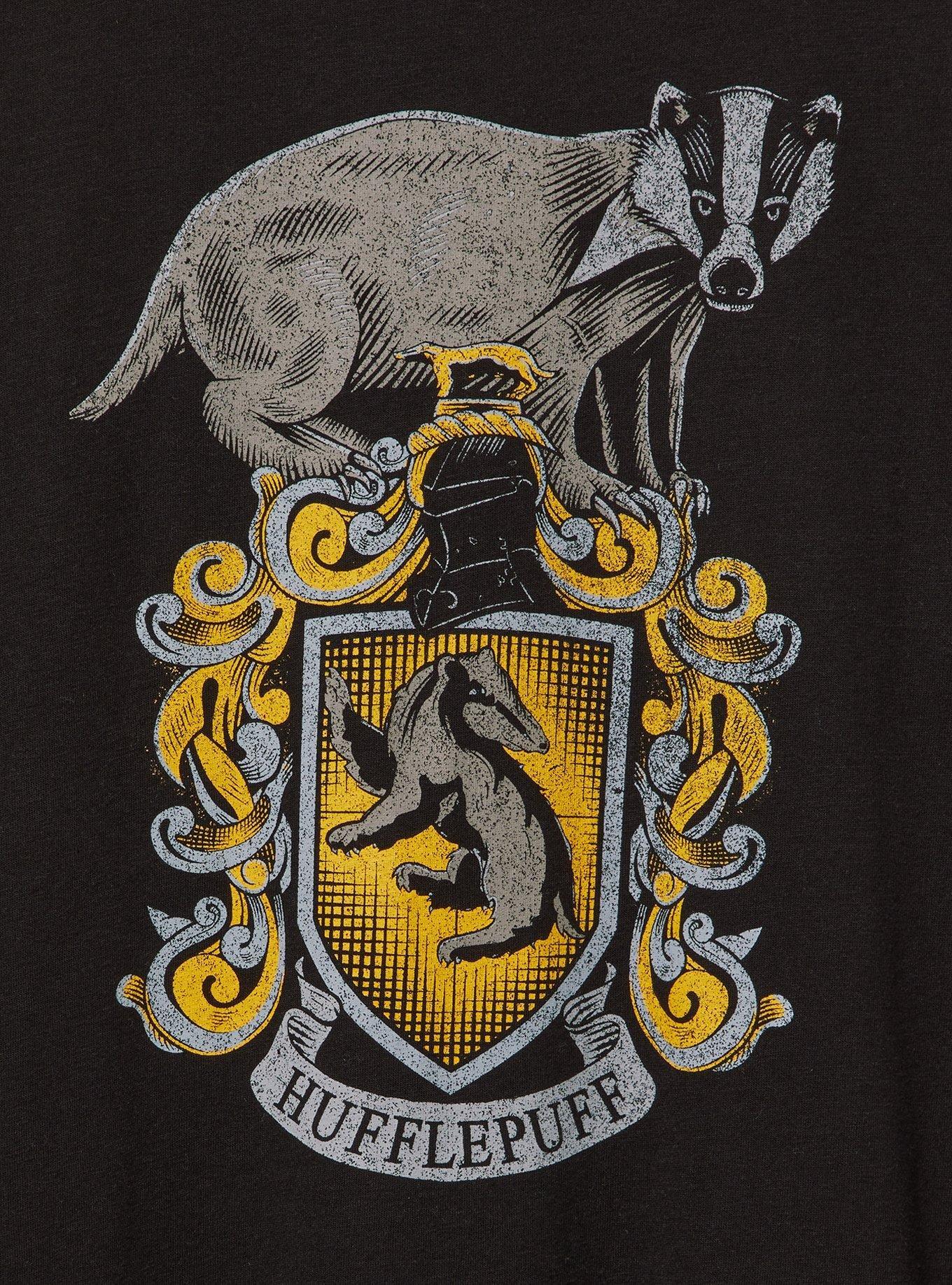 Harry Potter Hufflepuff Classic Fit Ringer Tee