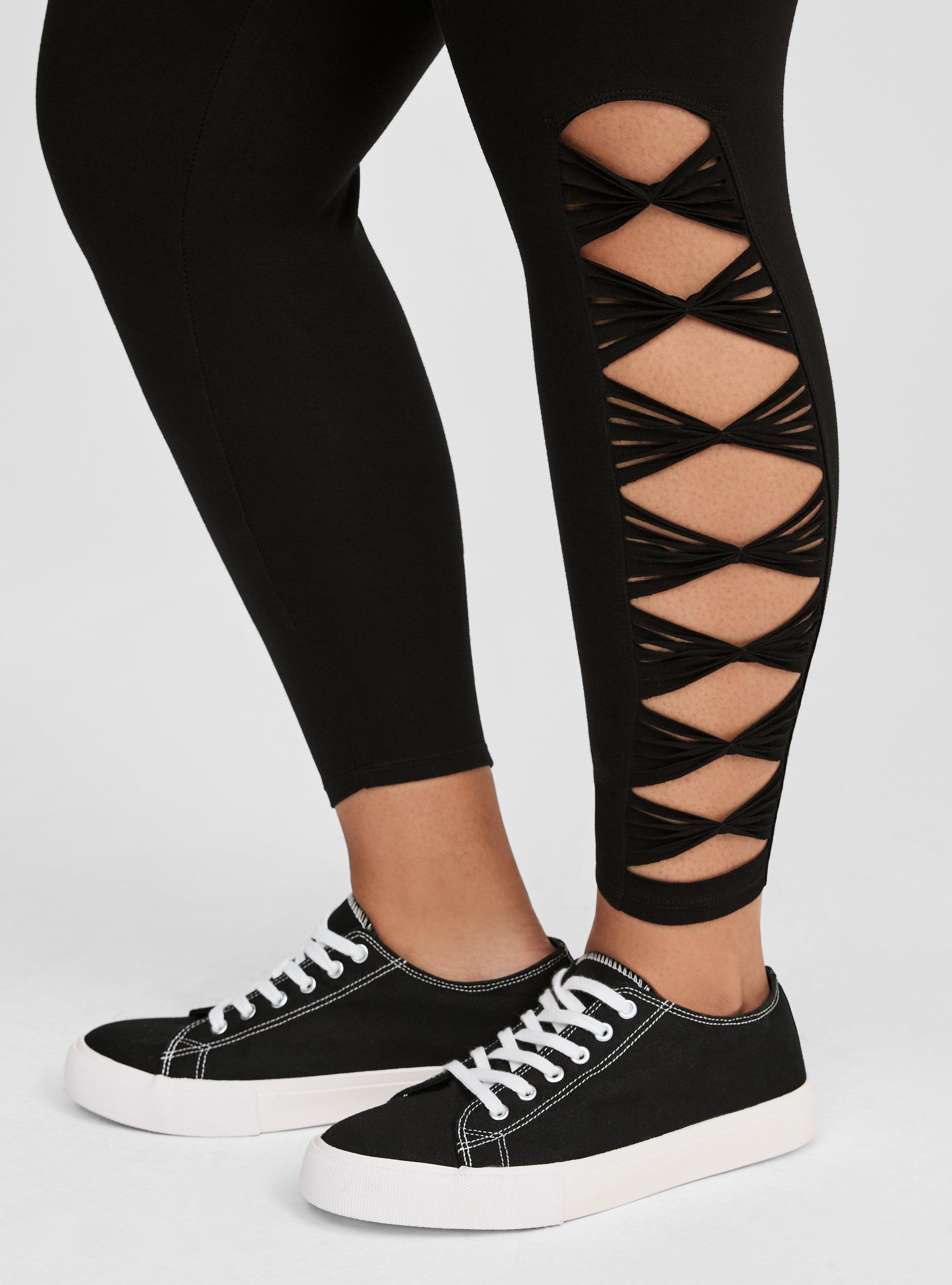 Torrid Laser high quality Cut Crop Leggings