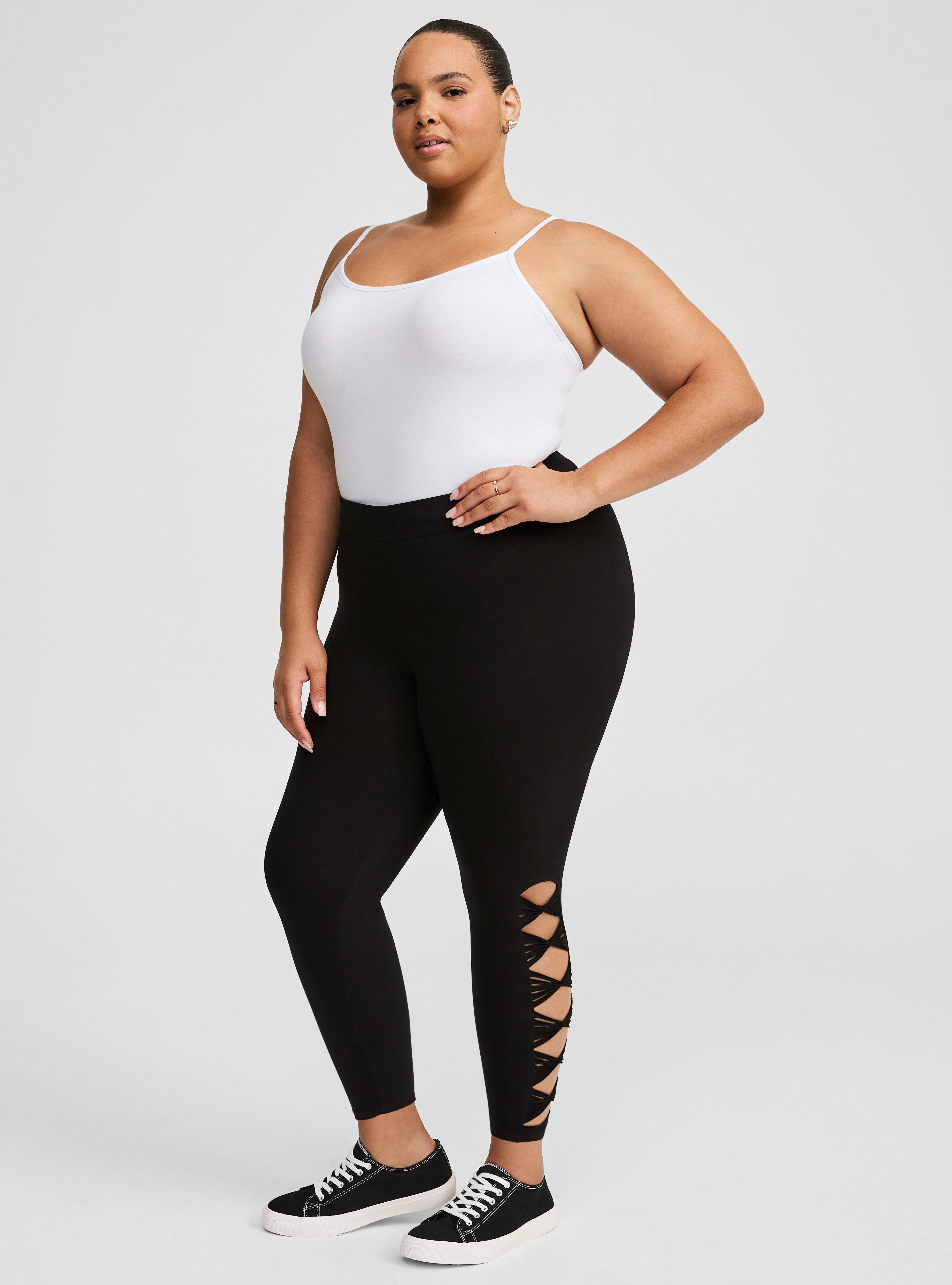 Lattice side leggings best sale