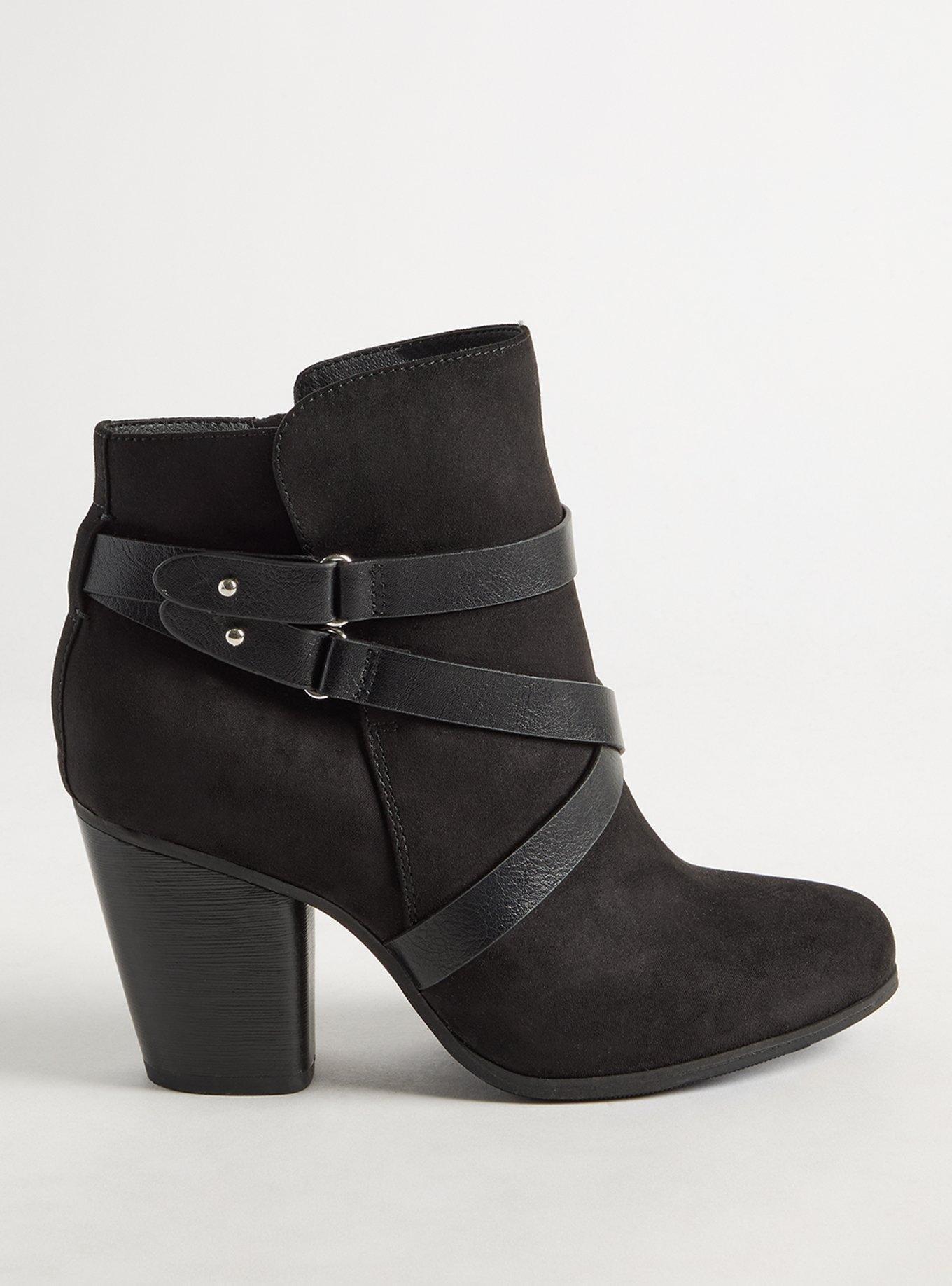 Strappy Heeled Bootie (WW