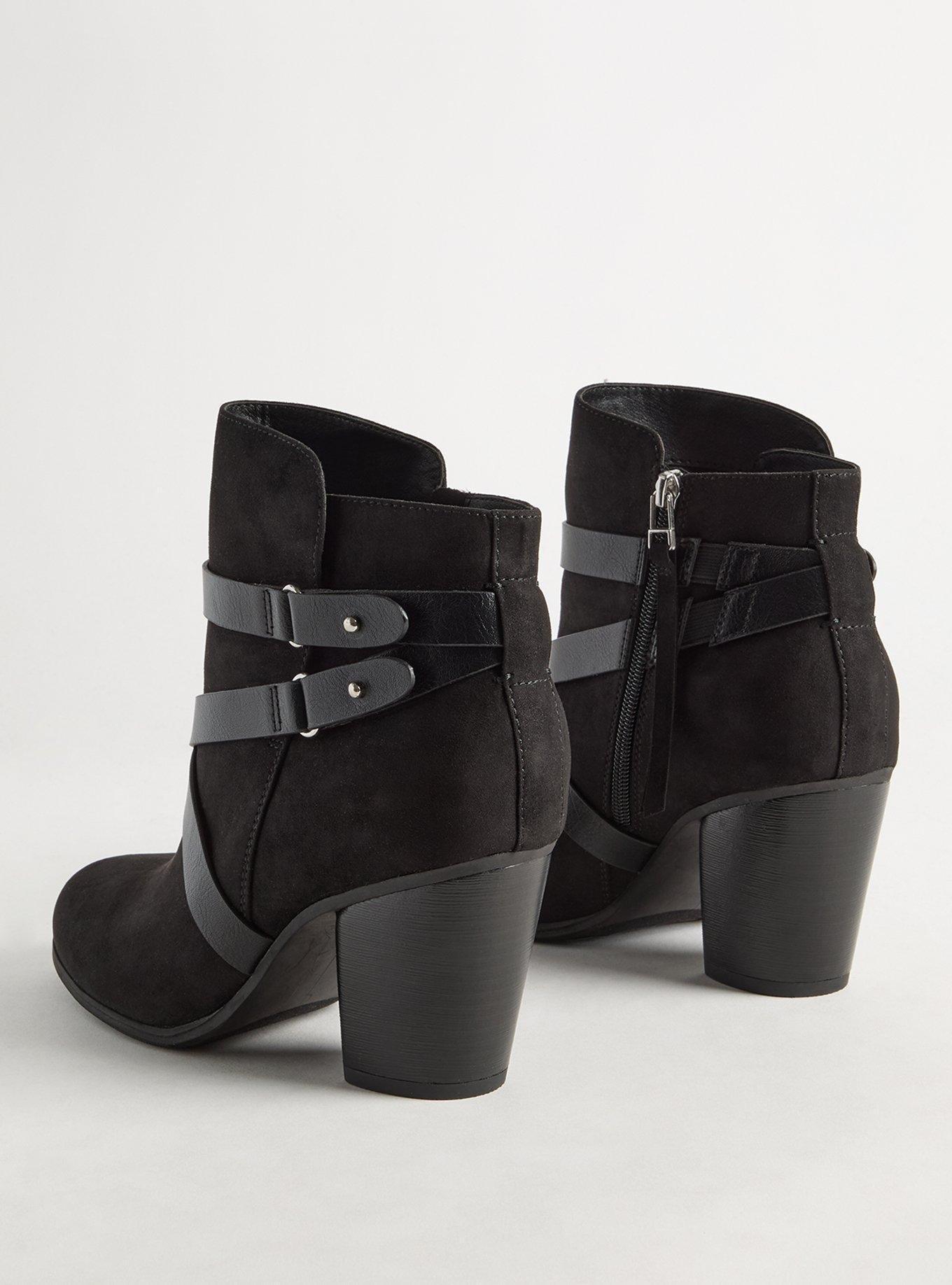 Strappy Heeled Bootie (WW