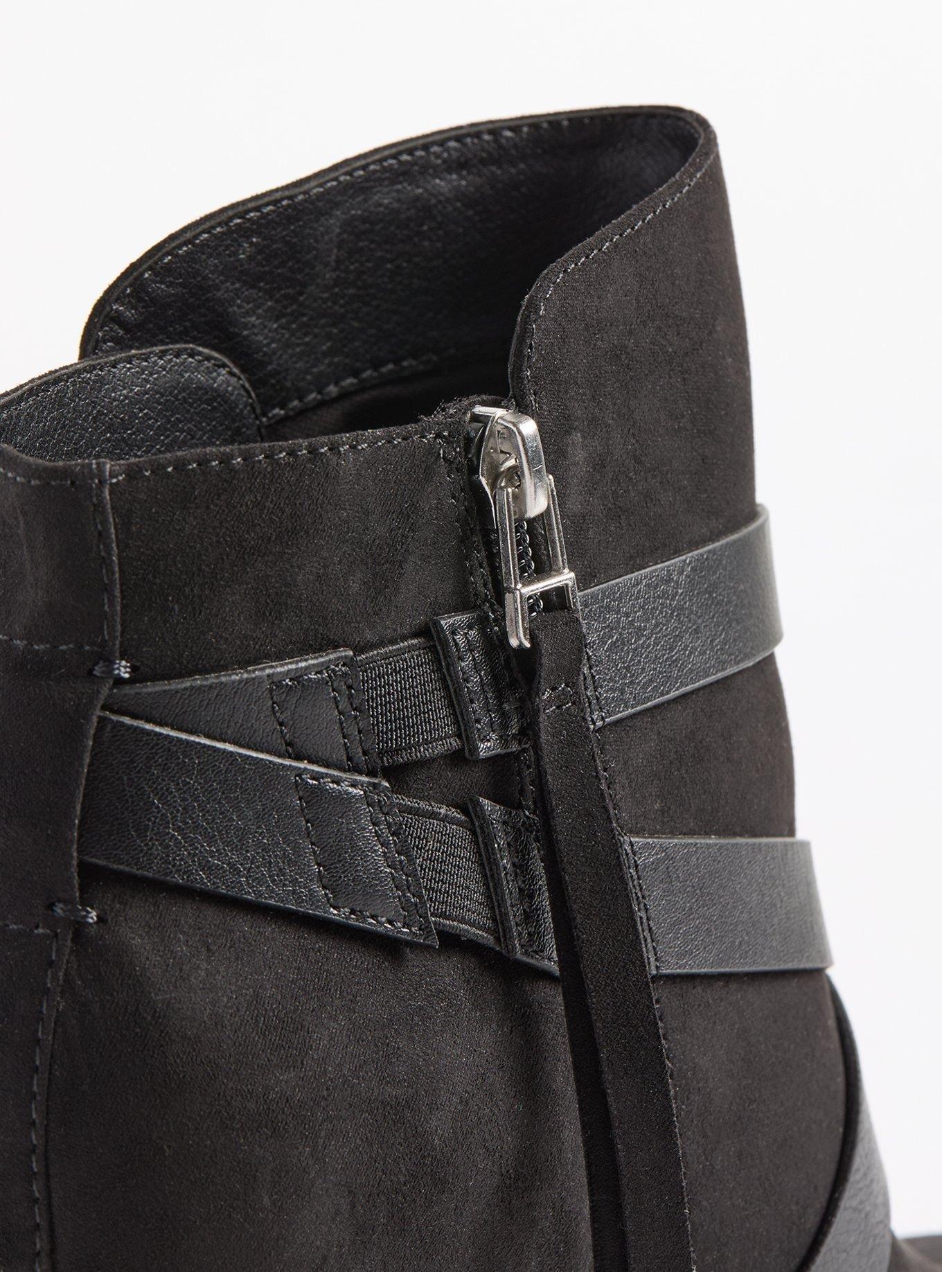 Strappy Heeled Bootie (WW