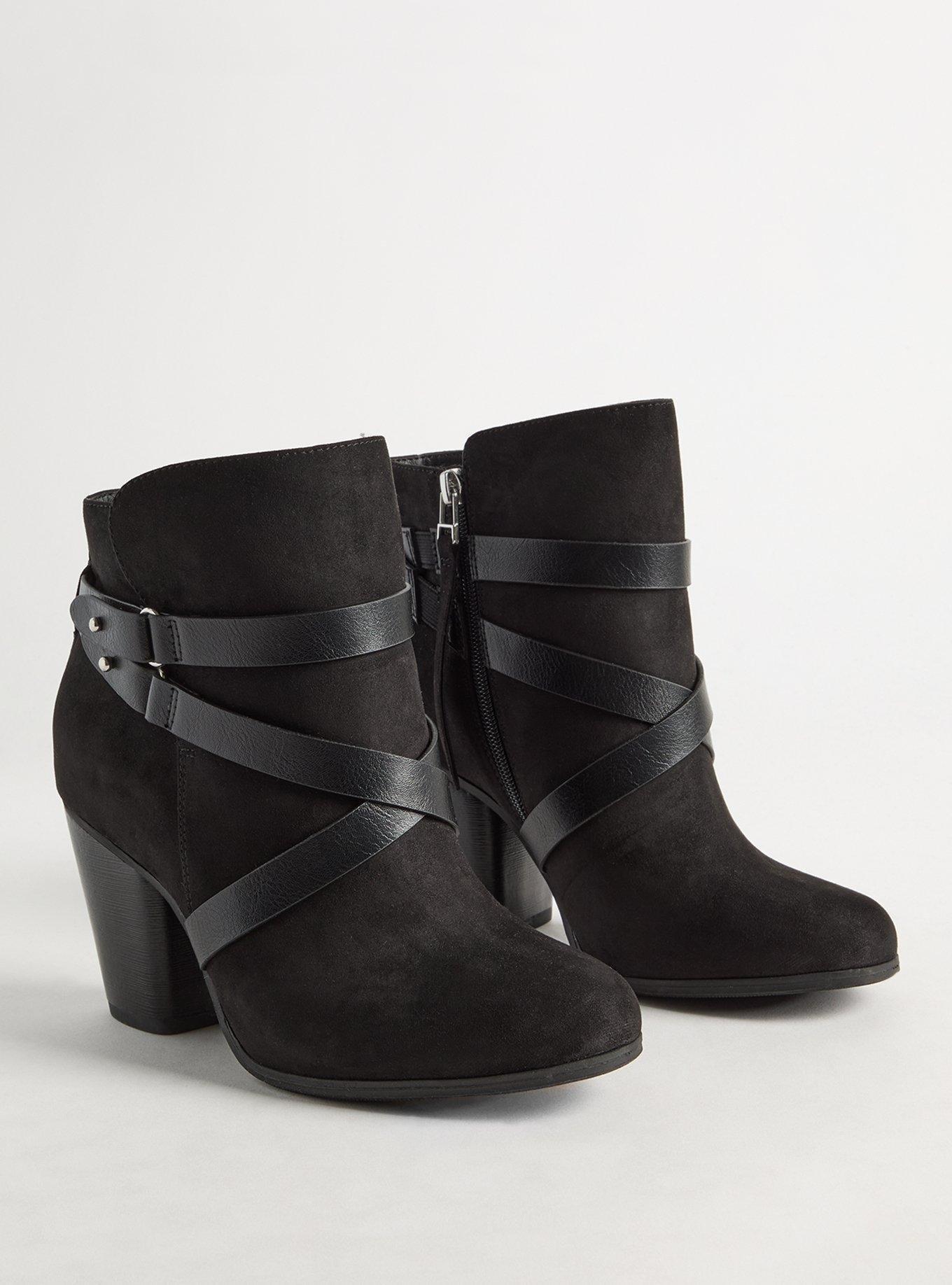 Strappy Heeled Bootie (WW