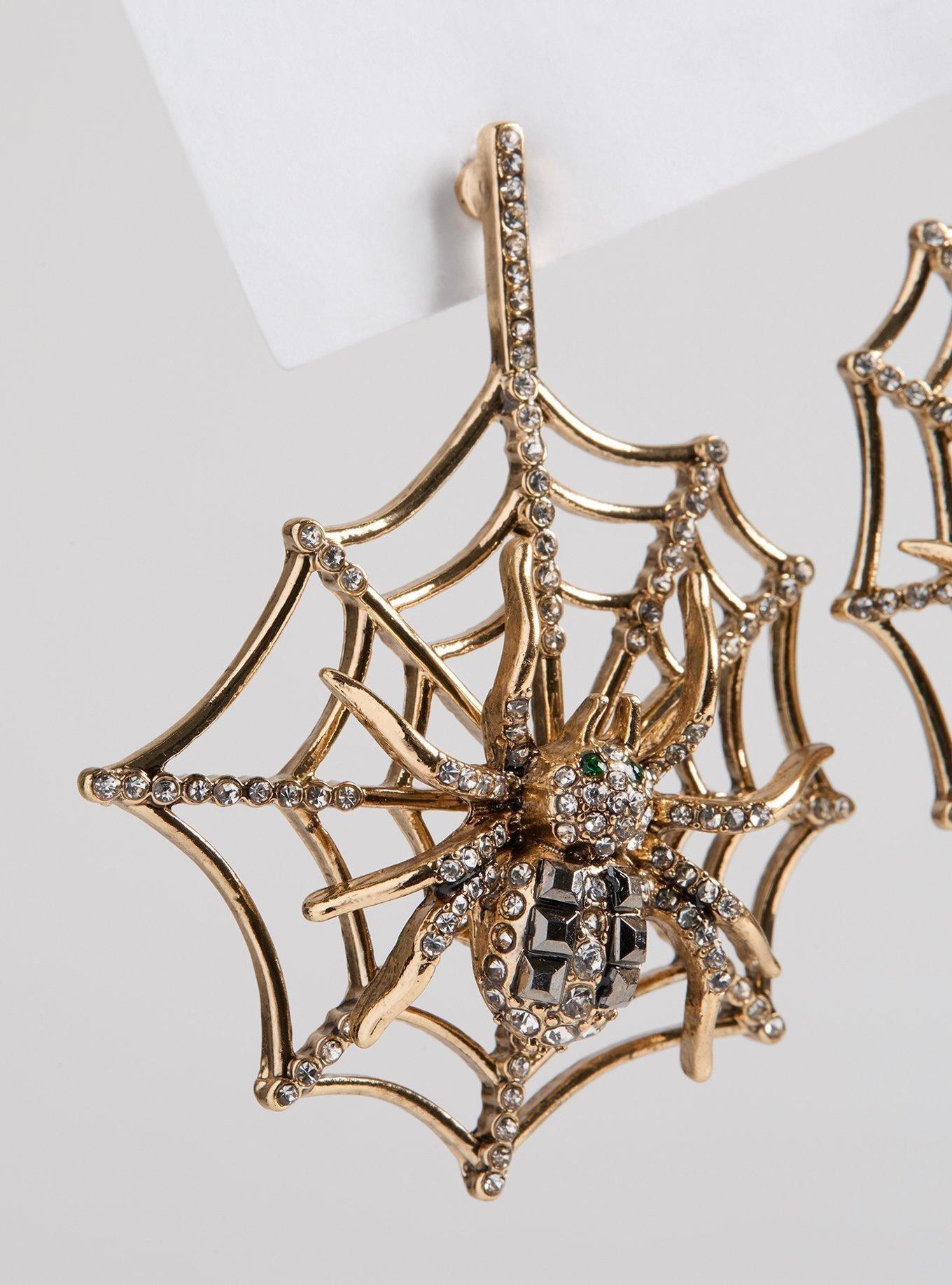 Spider Web Statement Earring