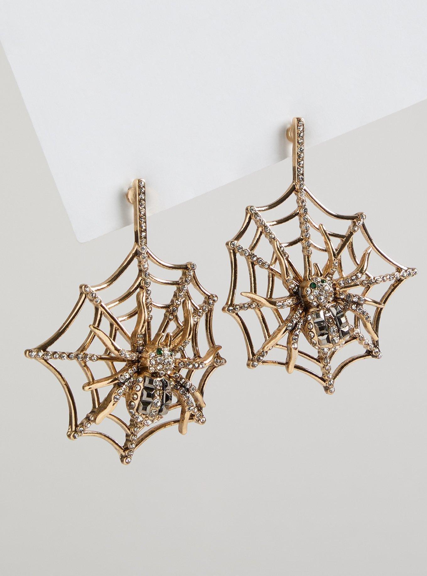 Spider Web Statement Earring