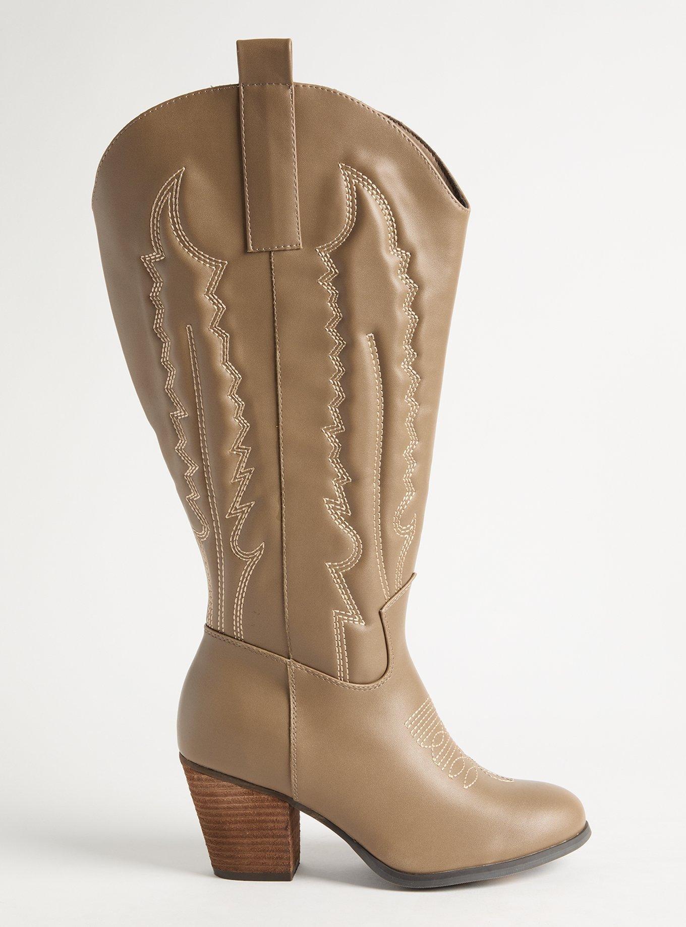 Heeled Western Knee Boot (WW)