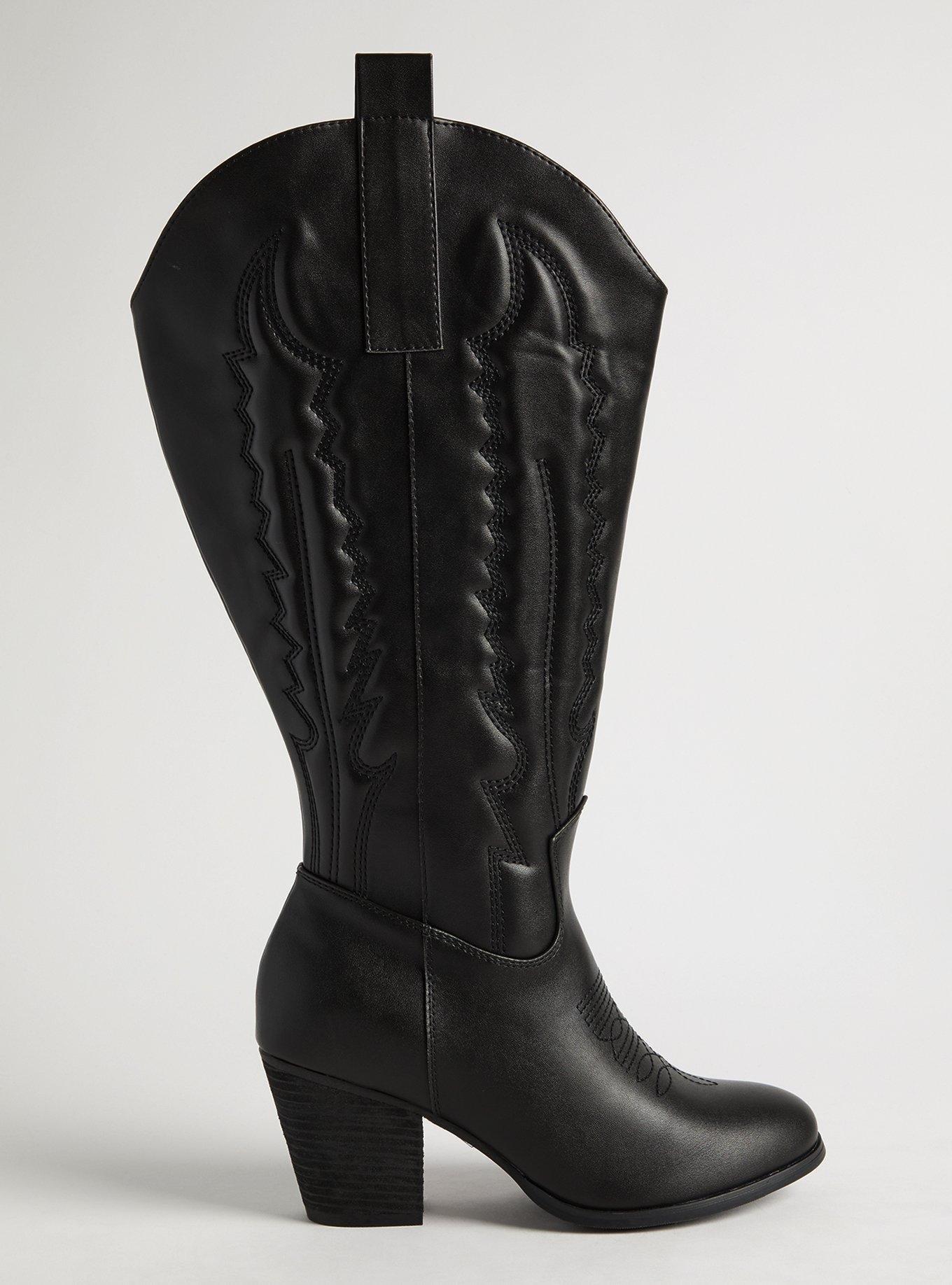 Heeled Western Knee Boot (WW