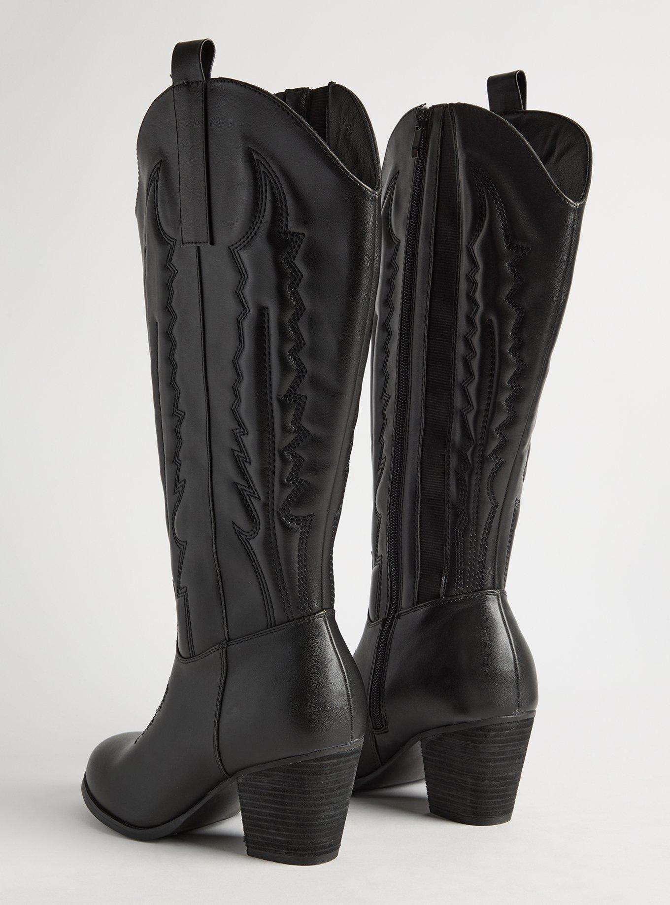 Heeled Western Knee Boot (WW