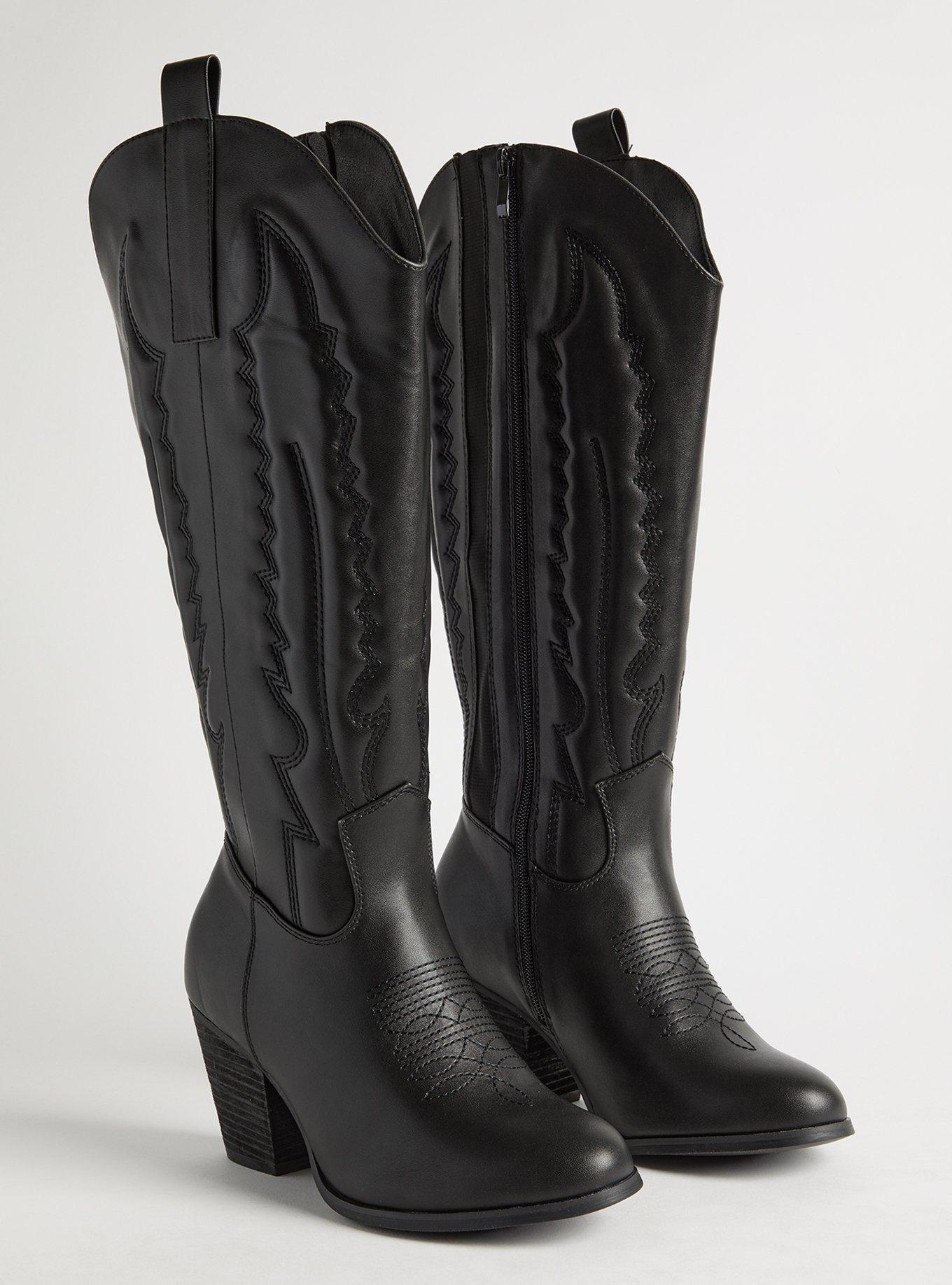 Heeled Western Knee Boot (WW