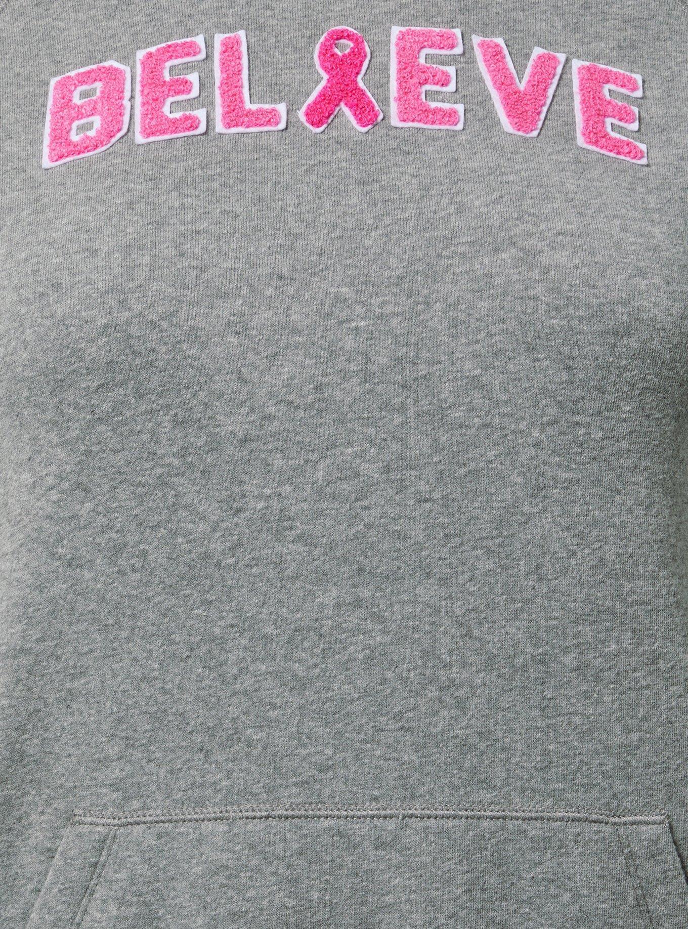 Believe BCA Cozy Fleece Hoodie, MEDIUM HEATHER GREY, alternate