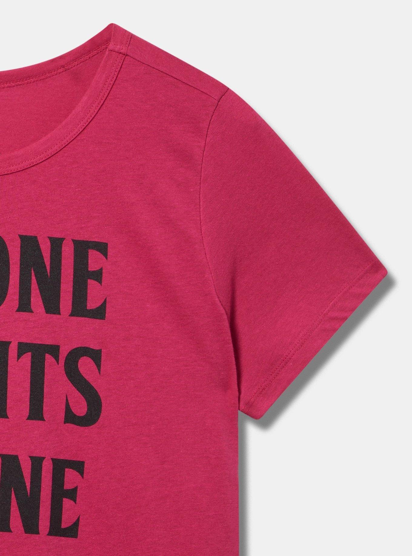 BCA No One Fights Alone Classic Fit Signature Jersey Crew Tee, VIVACIOUS, alternate