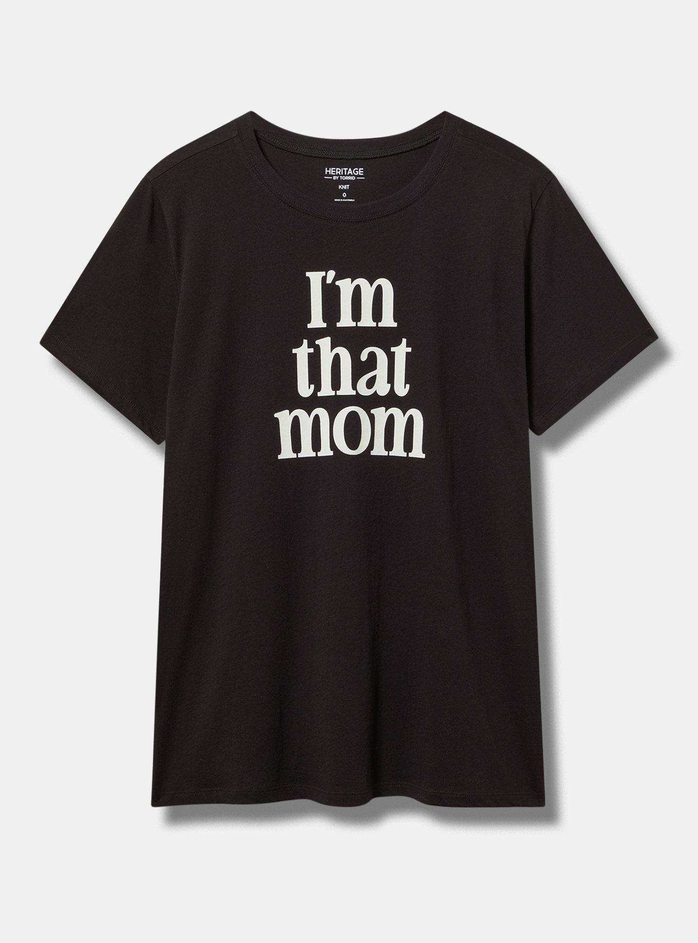 That Mom Classic Fit Heritage Jersey Crew Tee