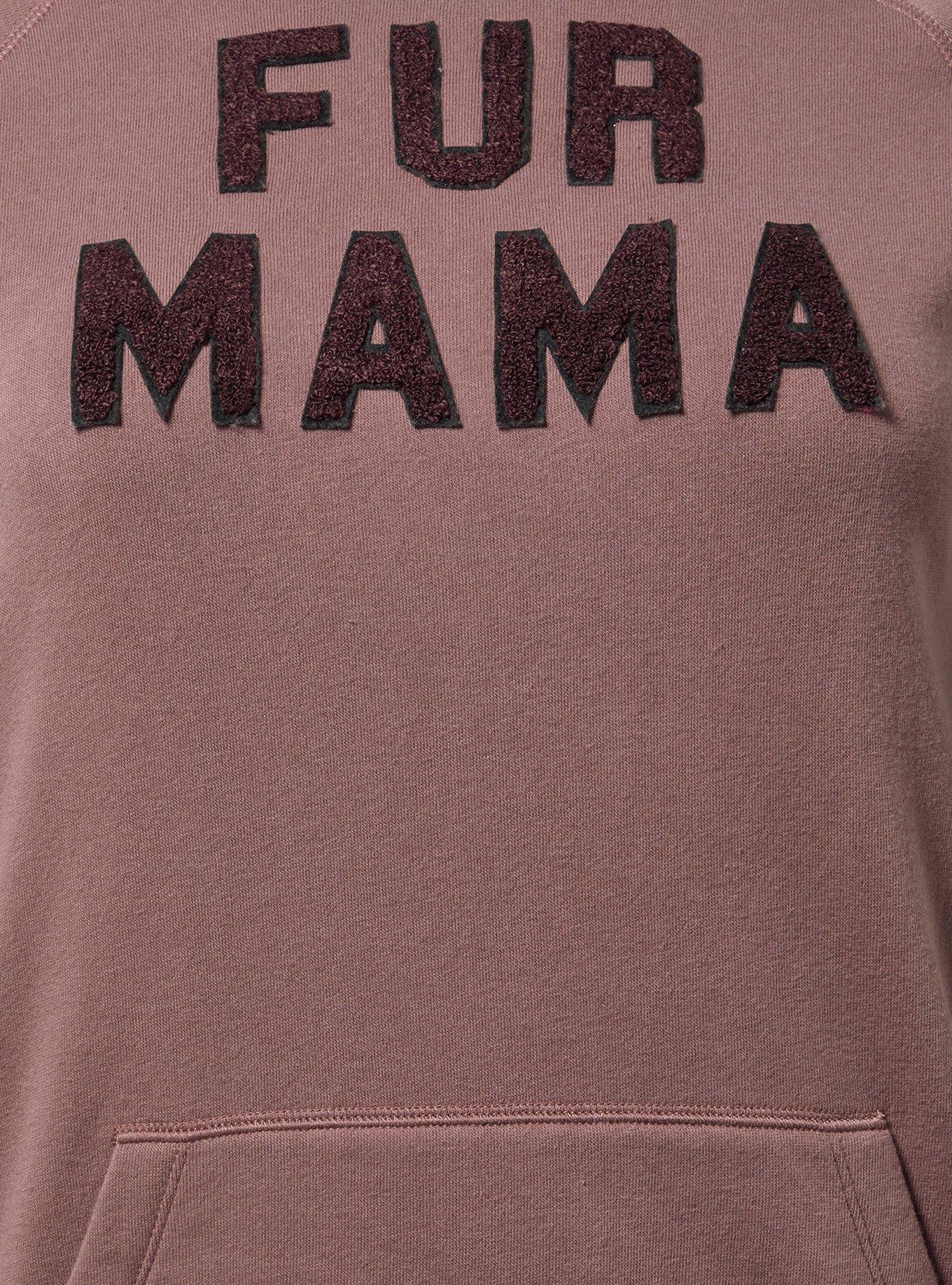 Fur Mama Classic Fit Cozy Fleece Hoodie