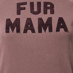 Fur Mama Classic Fit Cozy Fleece Hoodie, ROSE TAUPE, swatch