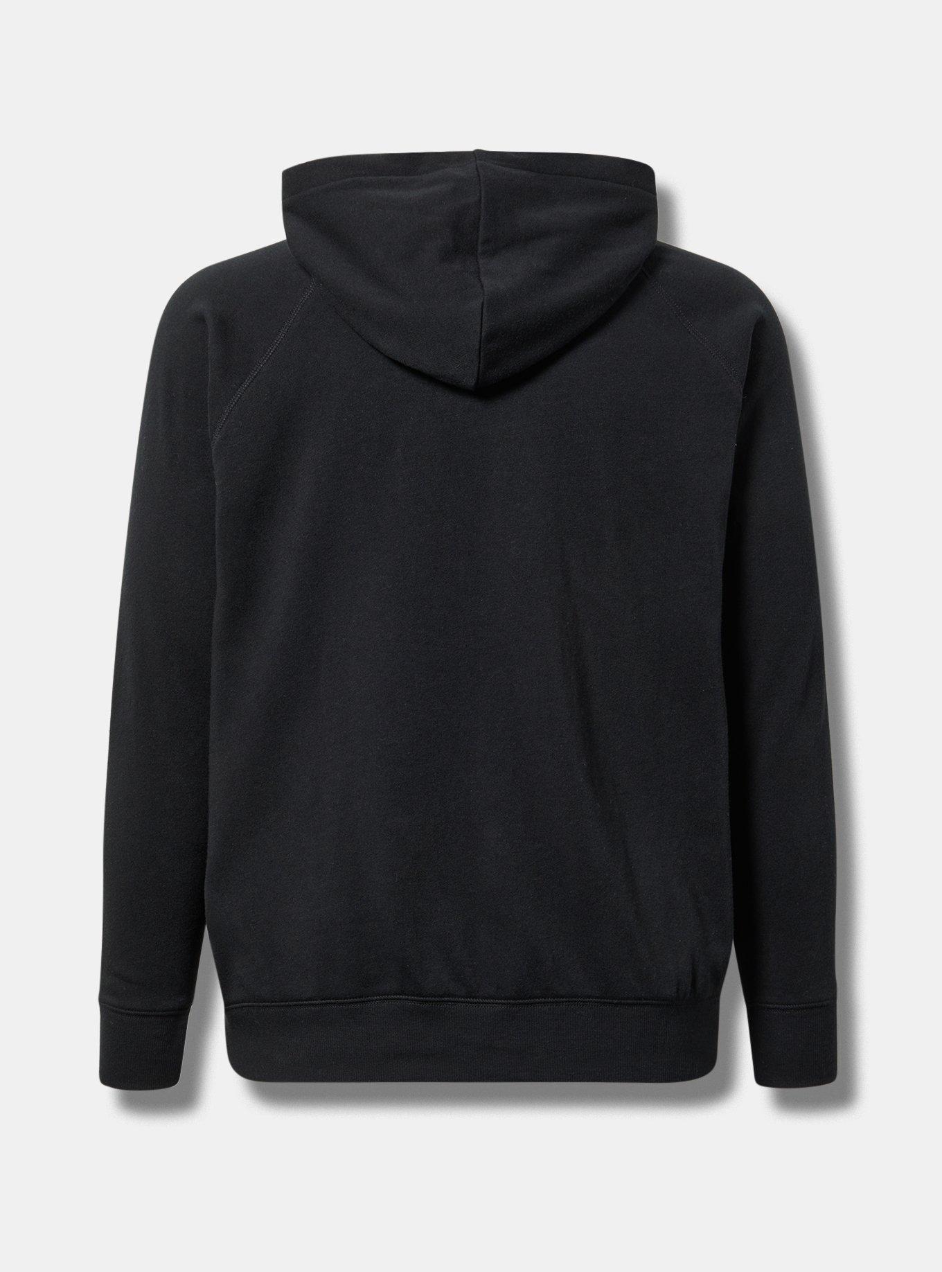 For The Plot Classic Fit Cozy Fleece Hoodie, DEEP BLACK, alternate