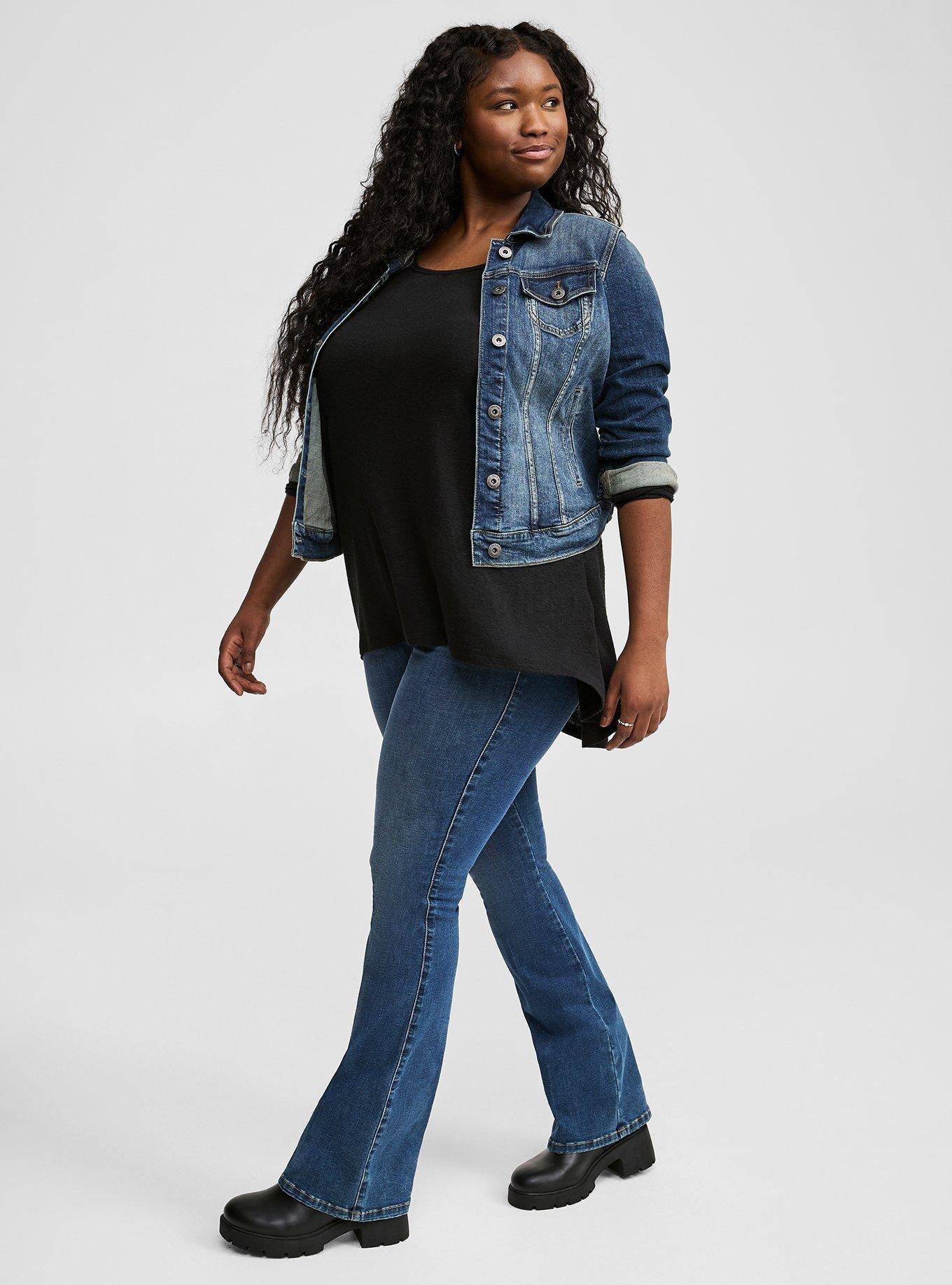 Linen Blend Crew Neck Drop Shoulder Hi-Low Tunic