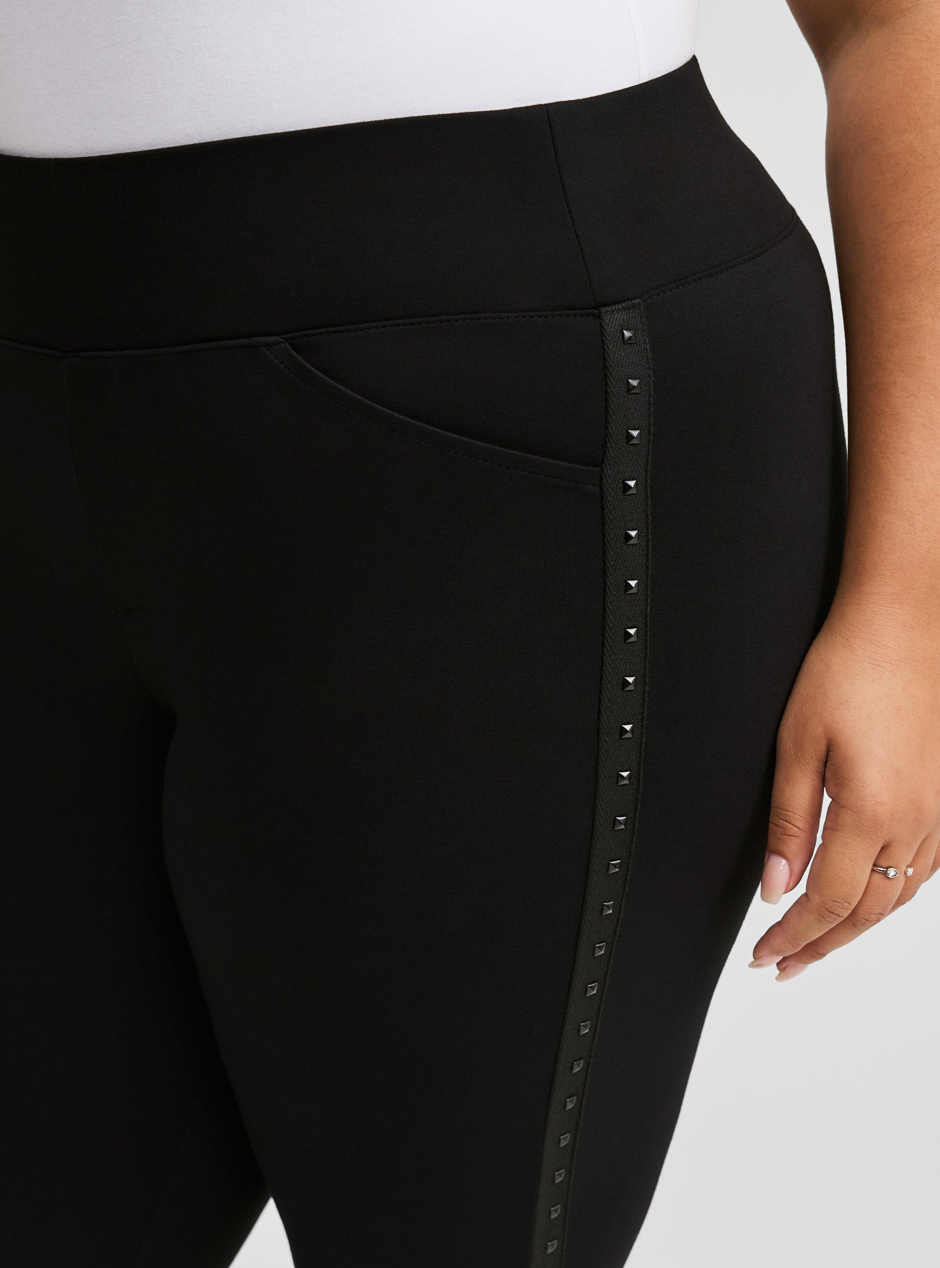 Studded Pocket Pixie Studio Luxe Ponte High Rise Pant