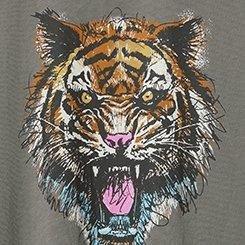 Tiger Relaxed Fit Heritage Jersey Varsity Crew Tee, GREY, swatch