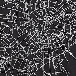 Plus Size Bat Web Classic Fit Cotton Jersey Long Sleeve Tee, ANTHRACITE, swatch