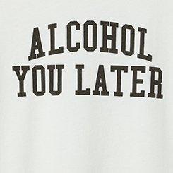 Alcohol You Later Classic Fit Heritage Jersey Crew Tee, BLANC DE BLANC, swatch