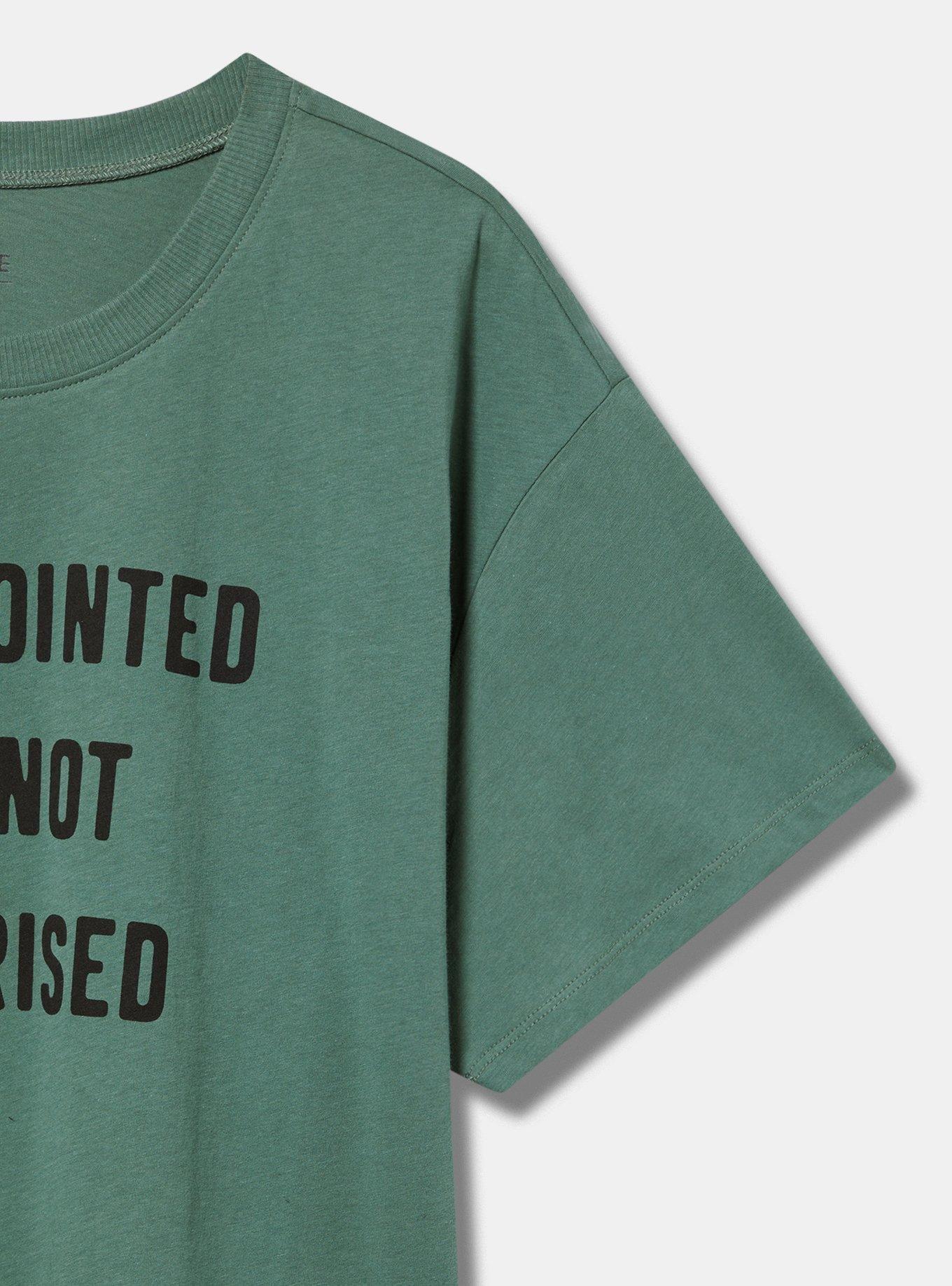 Disappointed Relaxed Fit Cotton Jersey Crew Tee