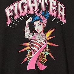 BCA Fighter Classic Fit Heritage Jersey Crew Tee, DEEP BLACK, swatch