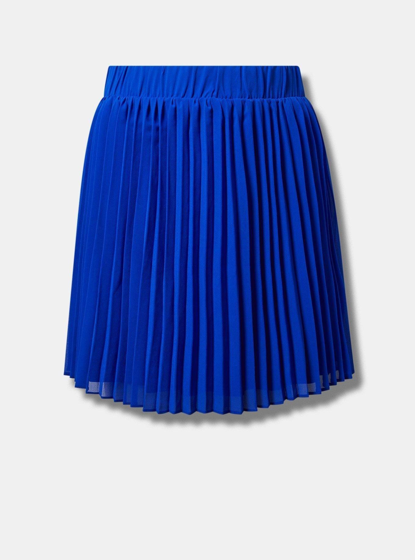 Mini Chiffon High Waist Pleated Skirt