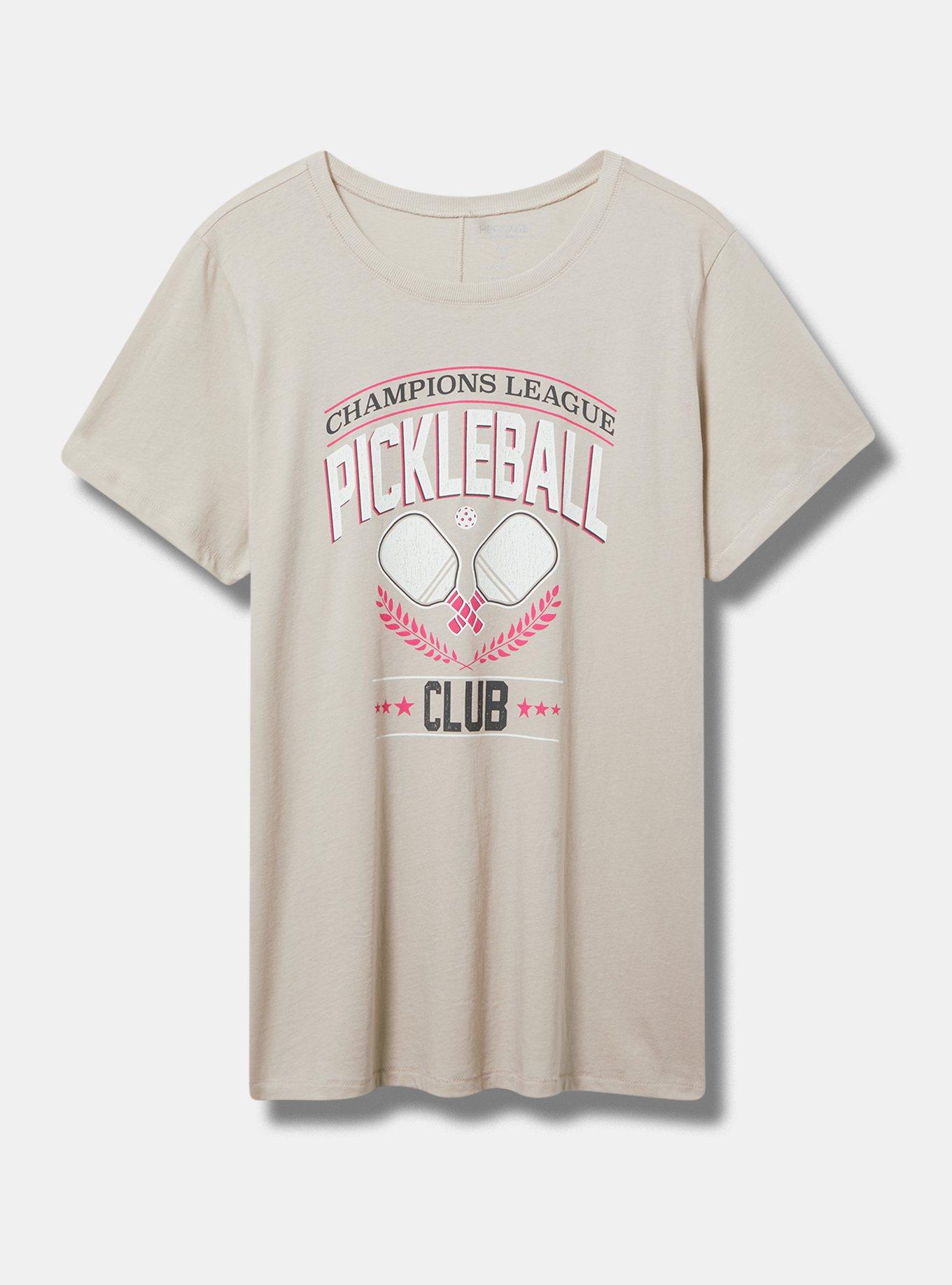 Pickleball Classic Fit Heritage Jersey Crew Tee