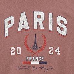 Paris Relaxed Heritage Jersey Crew Tee, ROSE TAUPE, swatch