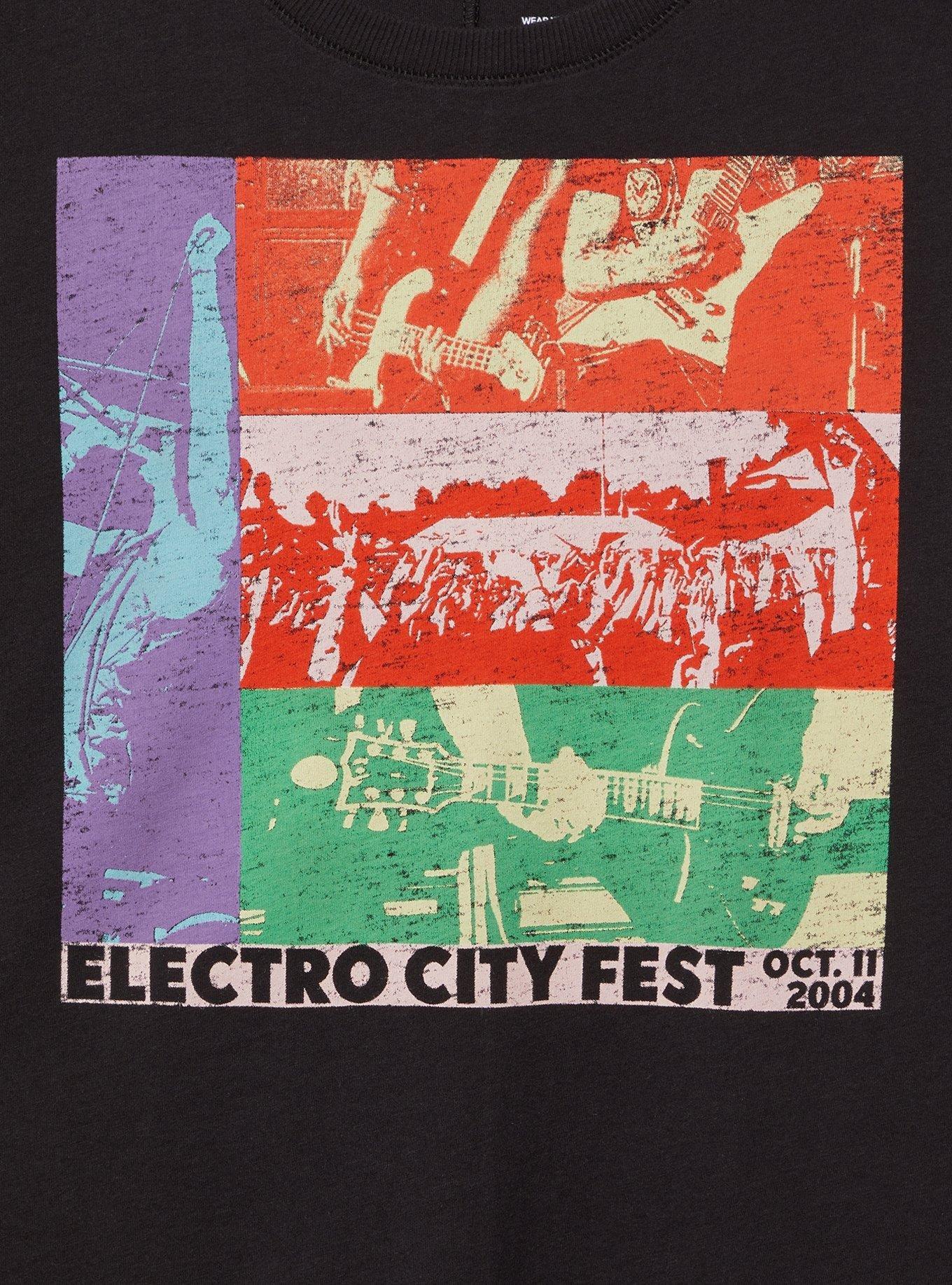 Electro Fest Classic Fit Heritage Jersey Crew Tee