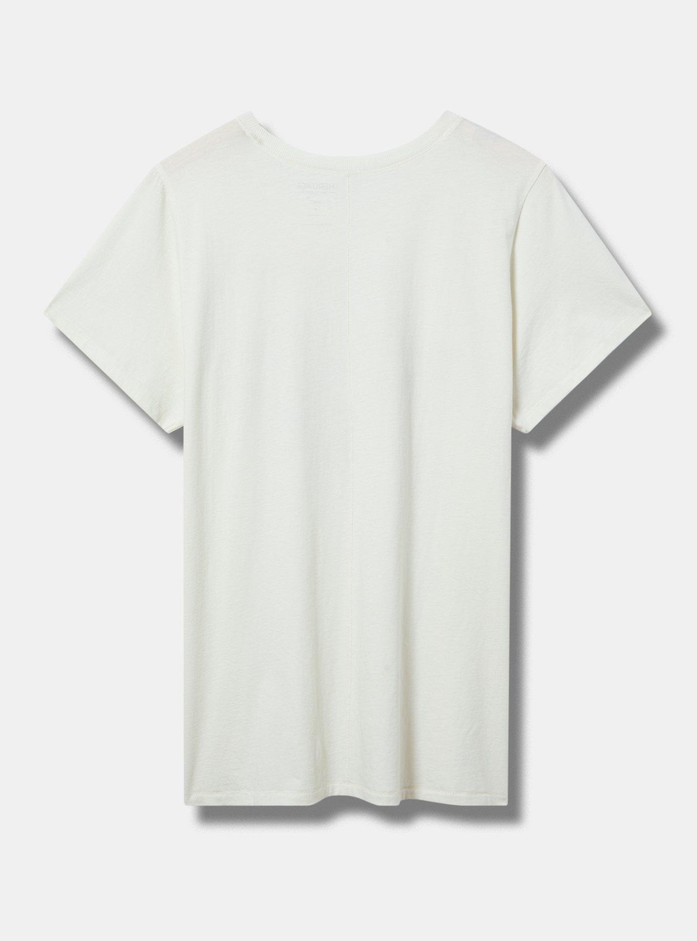 Texas Oversized Heritage Jersey Tunic Tee, BLANC DE BLANC, alternate