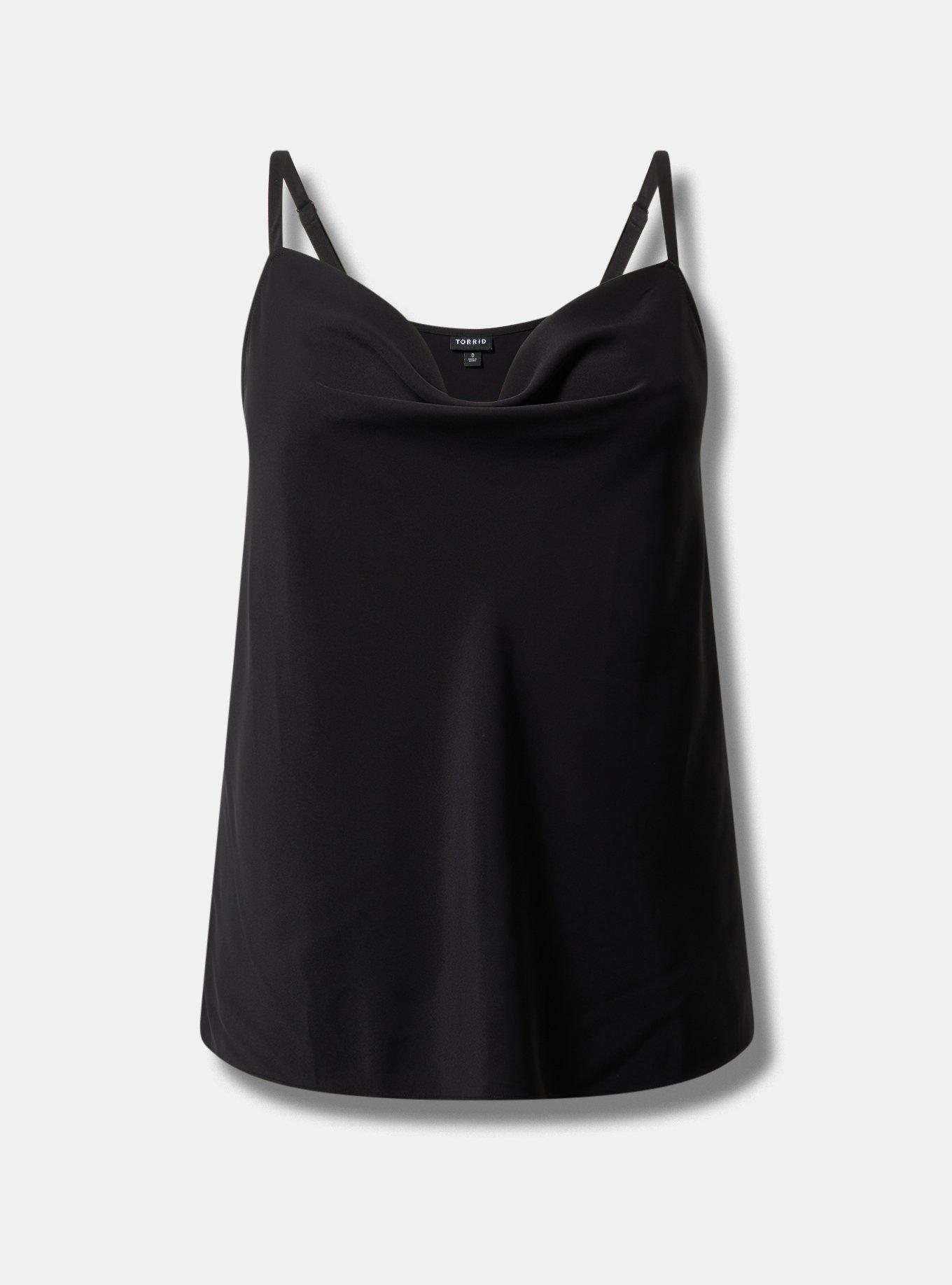 Studio Crepe De Chine Cowl Neck Cami