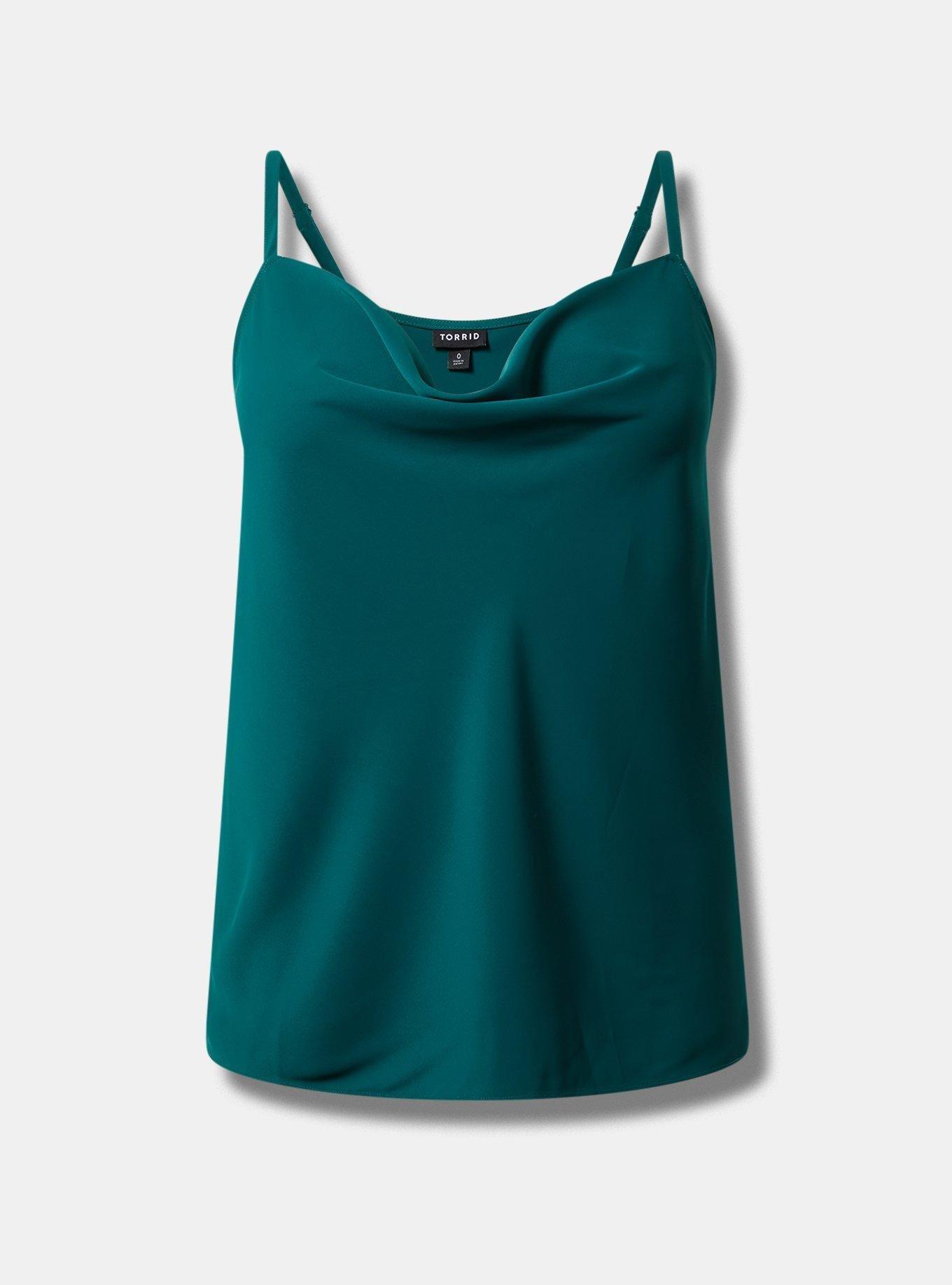 Studio Crepe De Chine Cowl Neck Cami