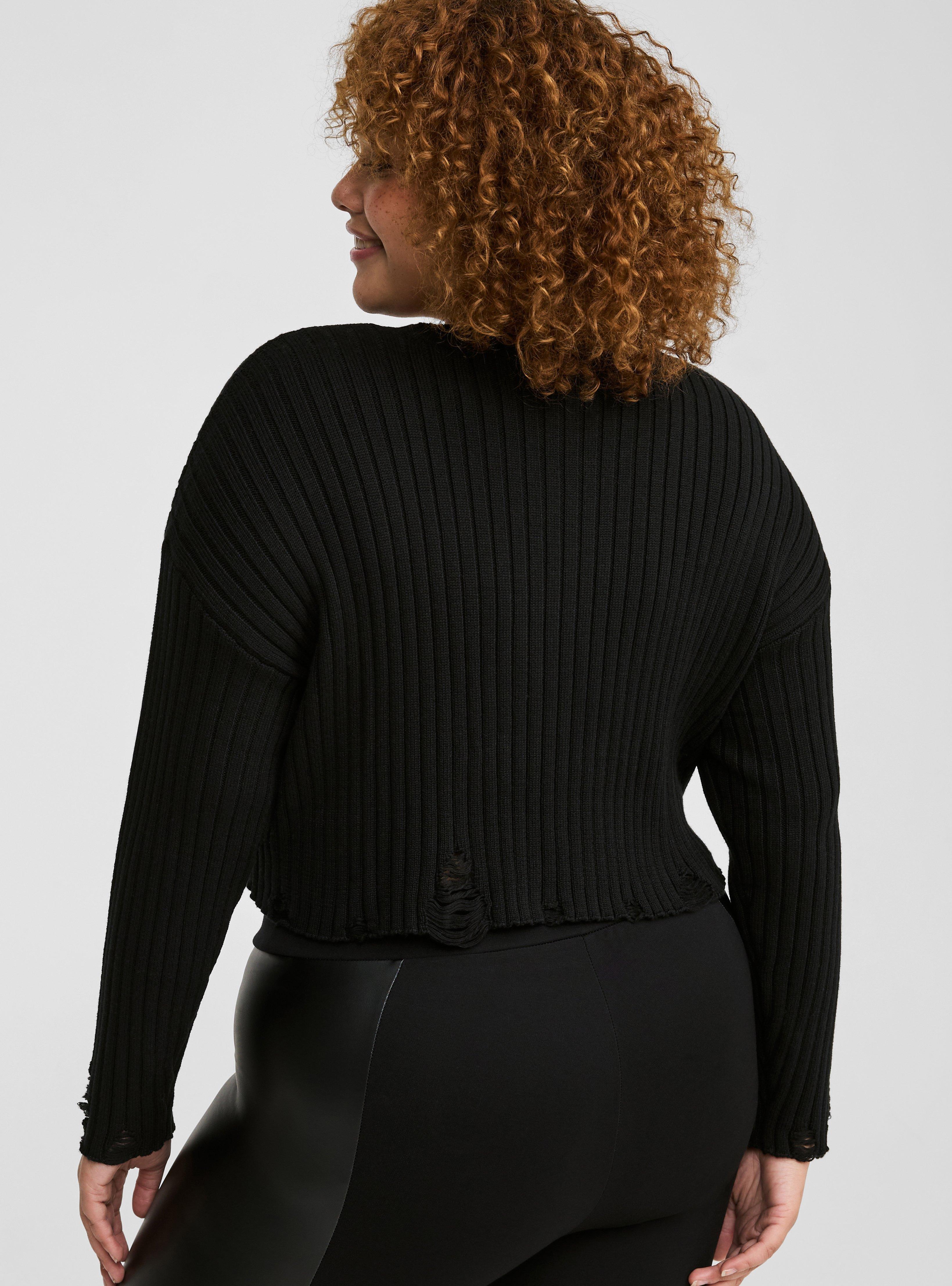 salsation Crop sweater ダークブルー　Lサイズ salsation Crop sweater ダークブルー Lサイズ