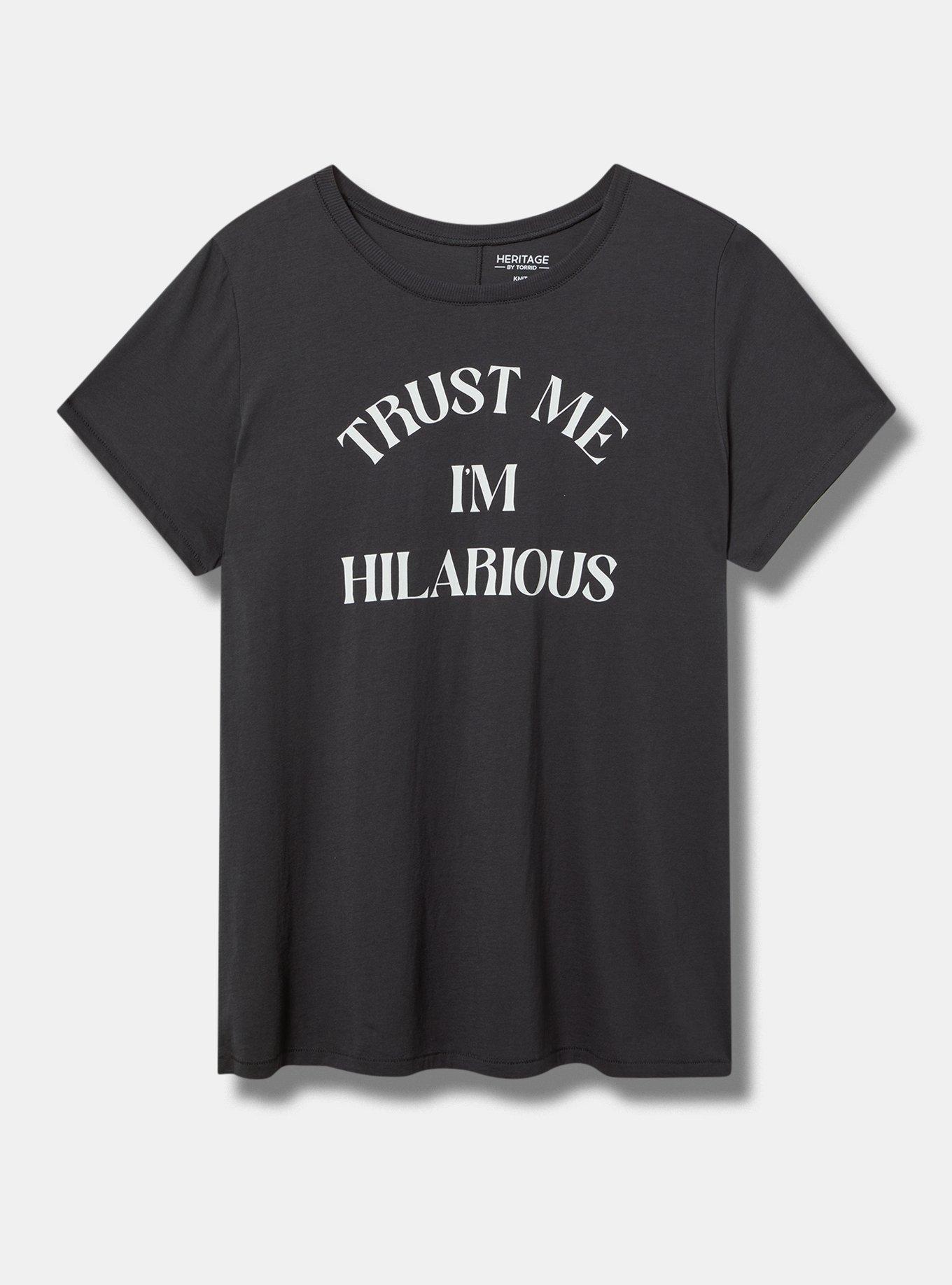 Trust Me Classic Fit Heritage Jersey Crew Tee