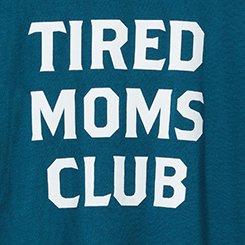 Tired Moms Club Classic Signature Jersey Crew Tee, LEGION BLUE, swatch