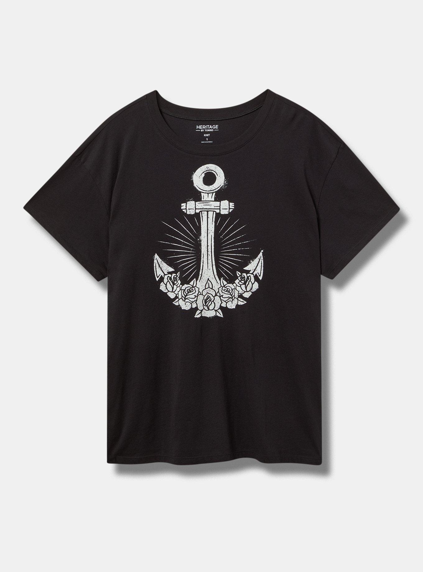 Anchor Relaxed Fit Heritage Jersey Crew Tee