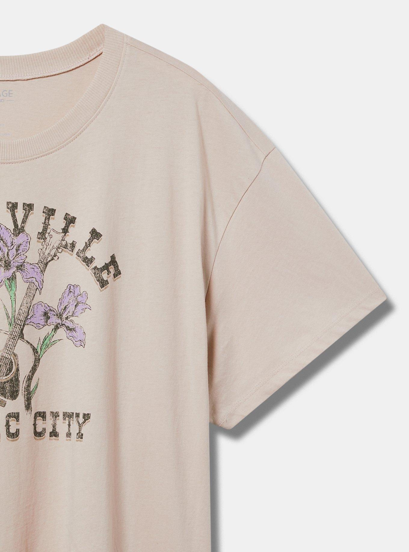 Nashville Relaxed Fit Heritage Jersey Crew Tee