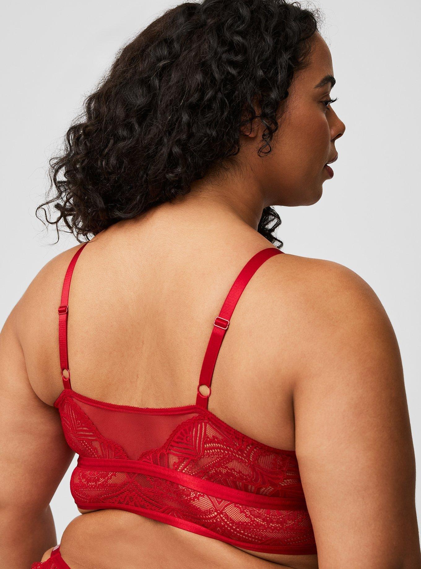 Diamante Lace Wireless Bralette