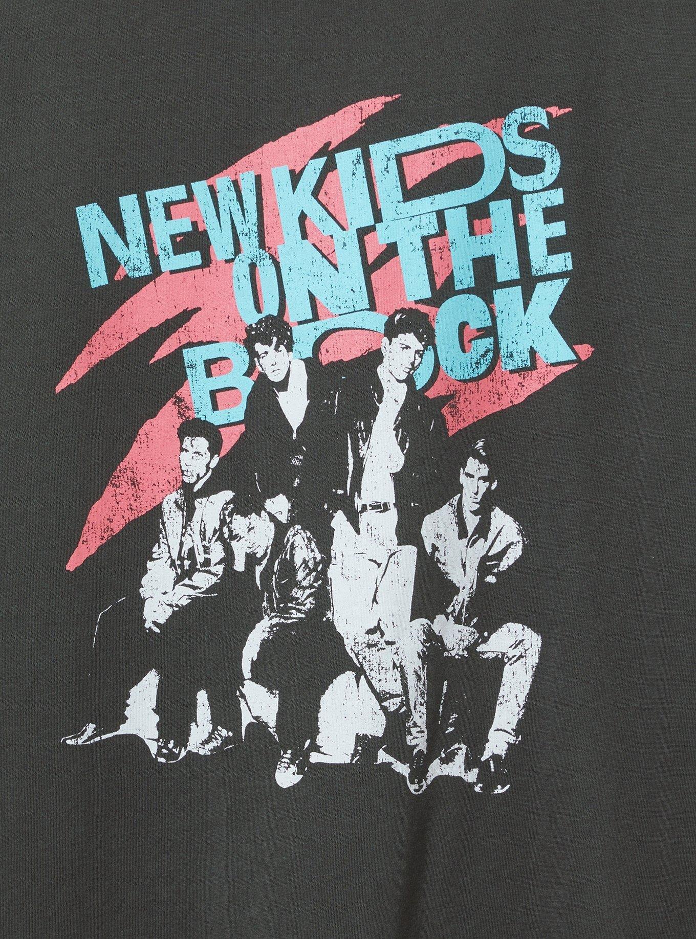 New Kids on the Block Classic Fit Crew Tee, DEEP BLACK, alternate