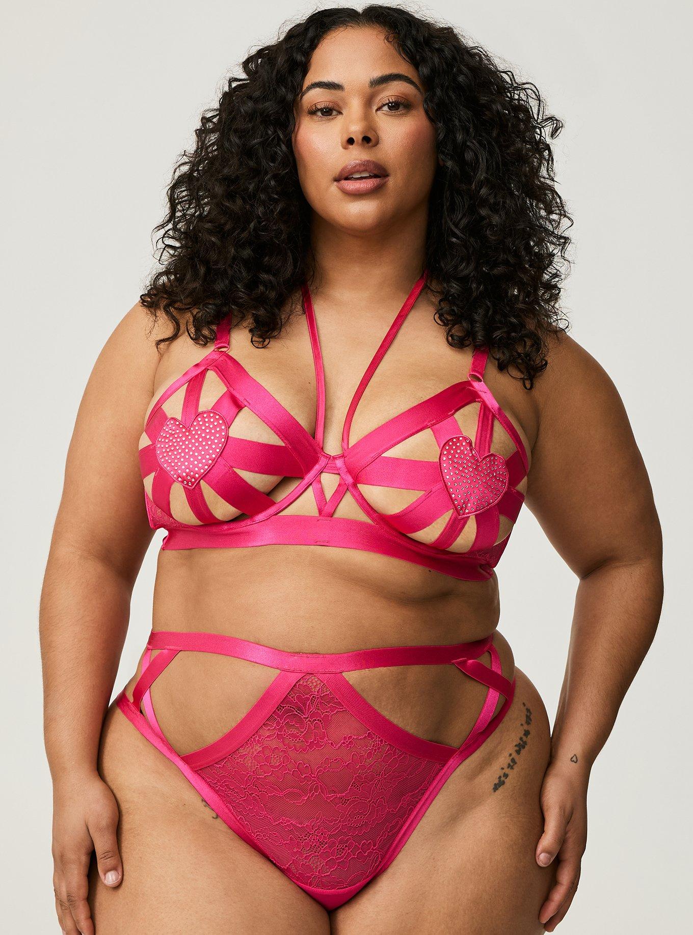 Diamante Strappy Tanga