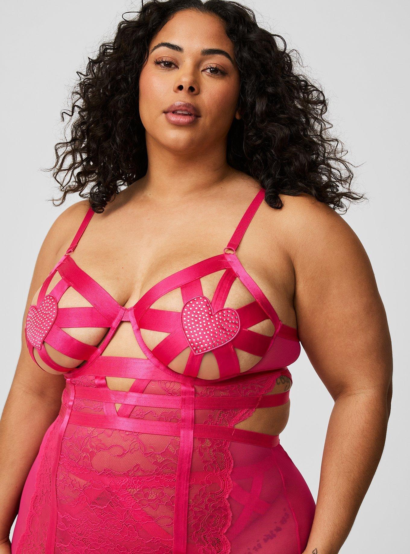 Diamante Open Cup Chemise