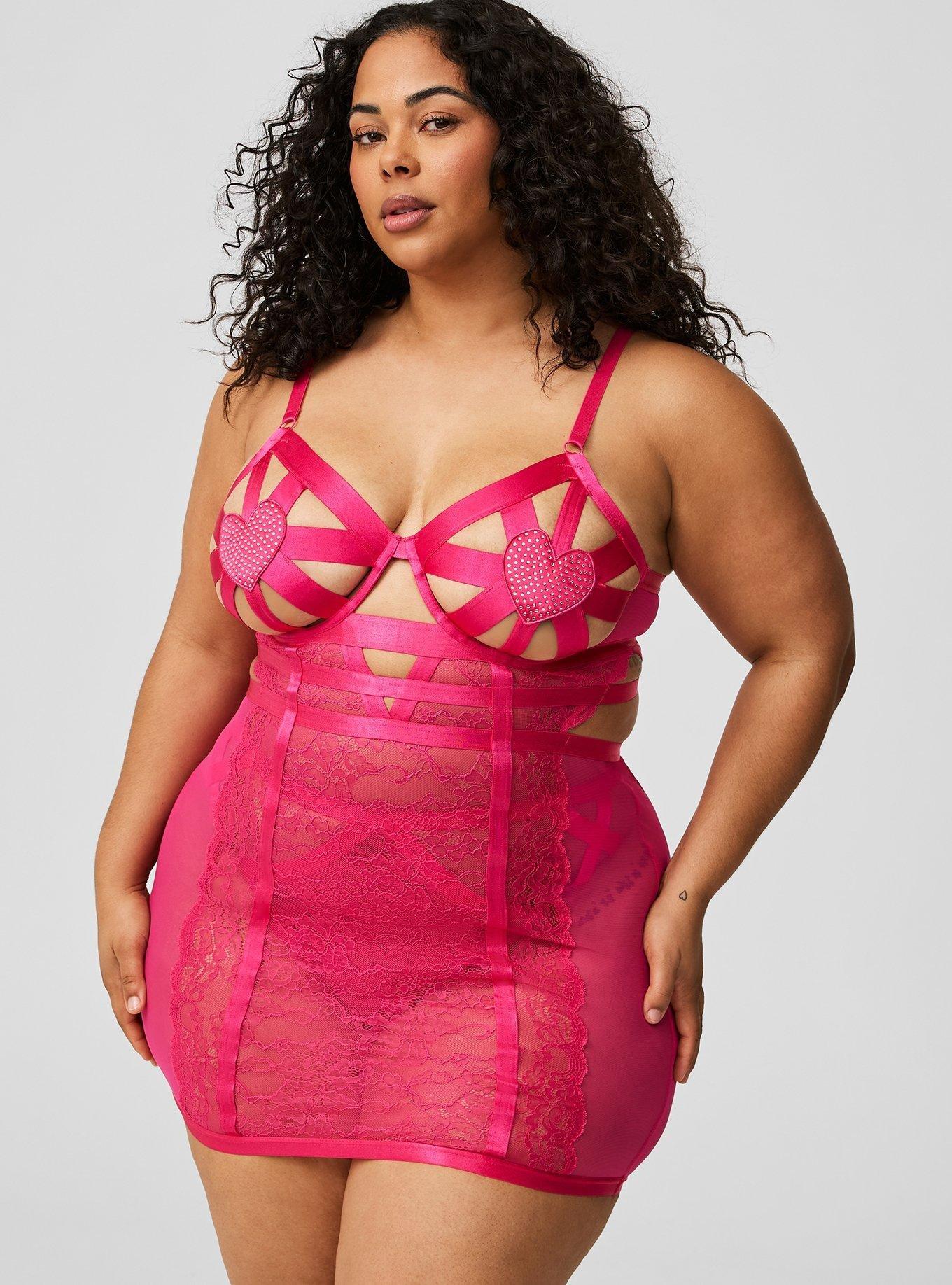 Diamante Open Cup Chemise