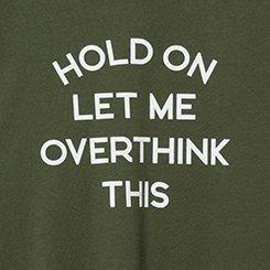 Hold On Overthink Classic Signature Jersey Crew Tee, DEEP DEPTHS, swatch