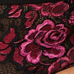 Lace Hipster Panty, ROSE LACE RICH BLACK, swatch