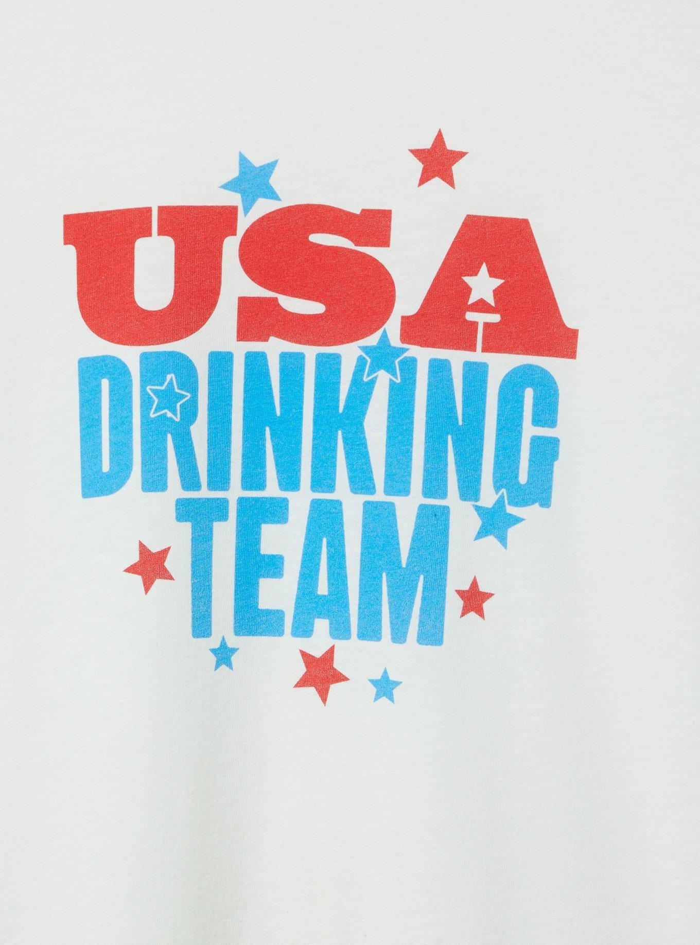 USA Drinking Team Signature Jersey Crew Tank, BLANC DE BLANC, alternate