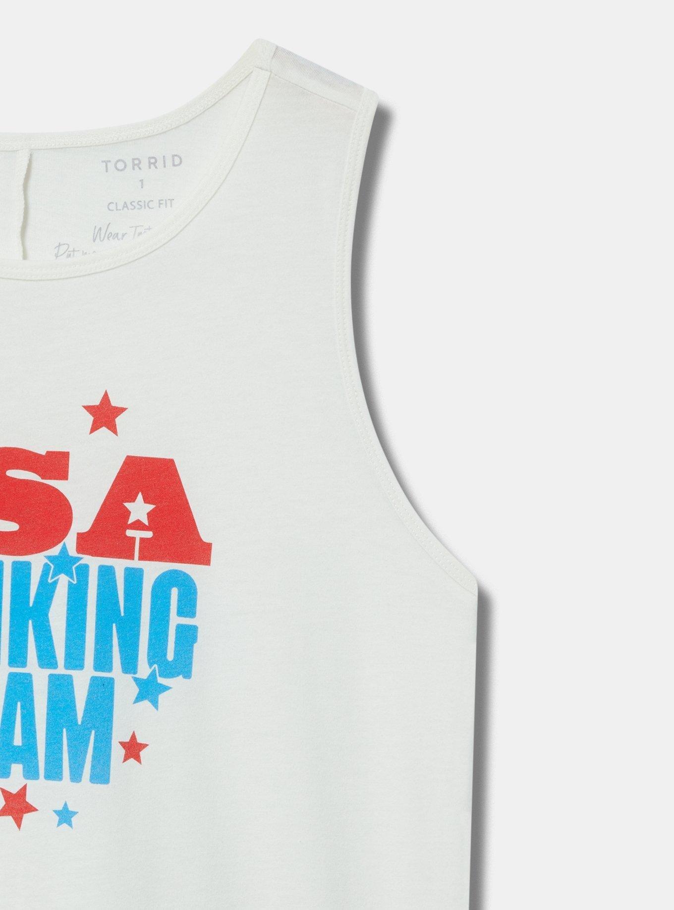 USA Drinking Team Signature Jersey Crew Tank, BLANC DE BLANC, alternate