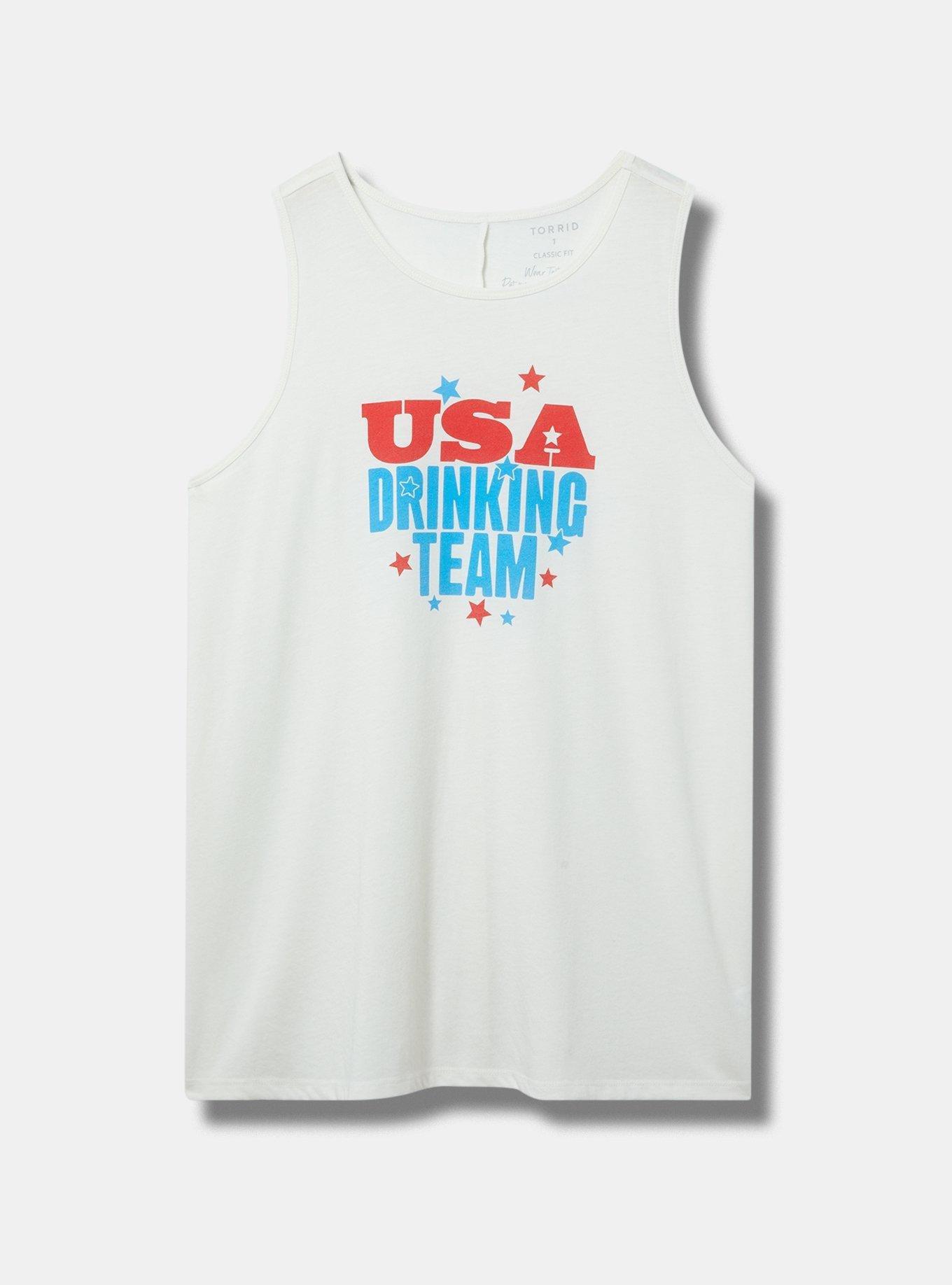 USA Drinking Team Signature Jersey Crew Tank